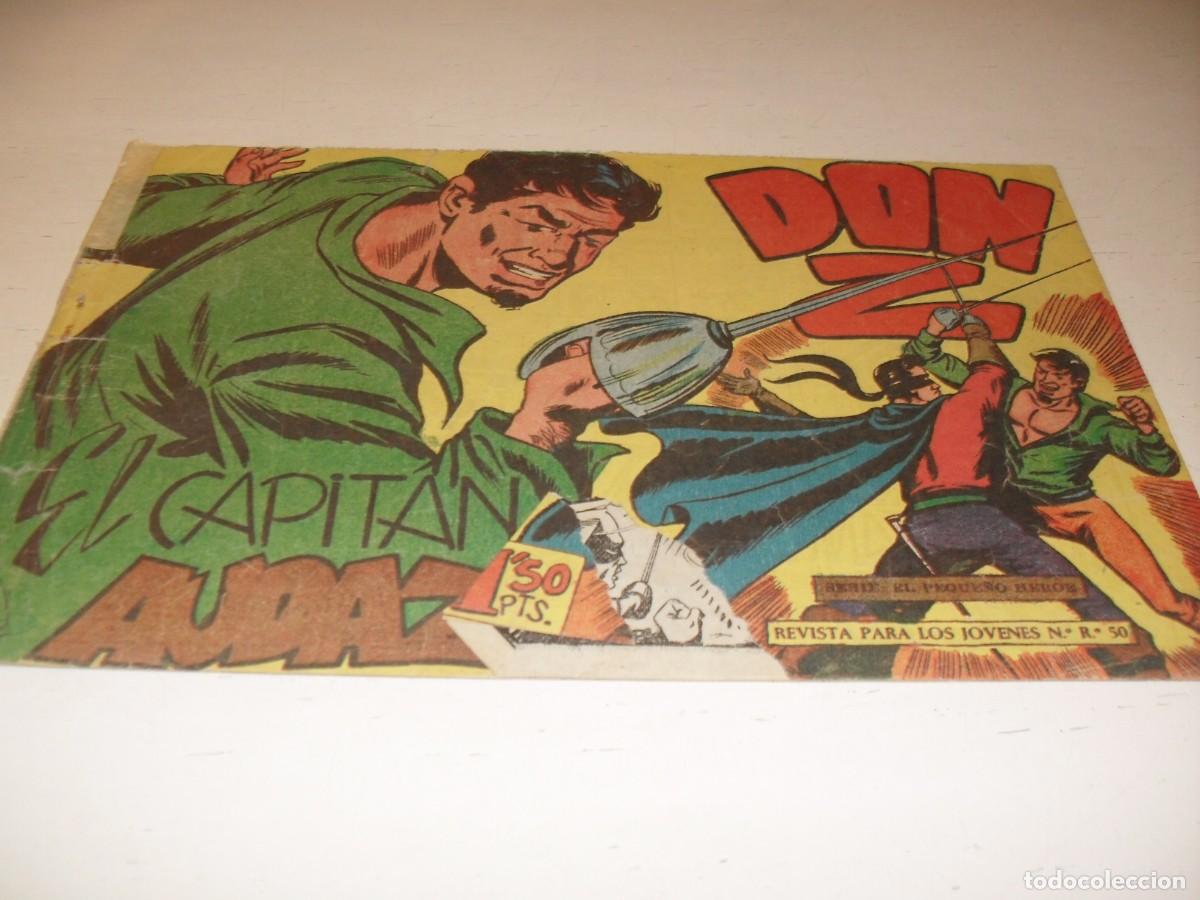 Tebeos: DON Z,ORIGINAL,N&ordm; 15,EL CAPITAN AUDAZ,DE 90.MAGA,1959