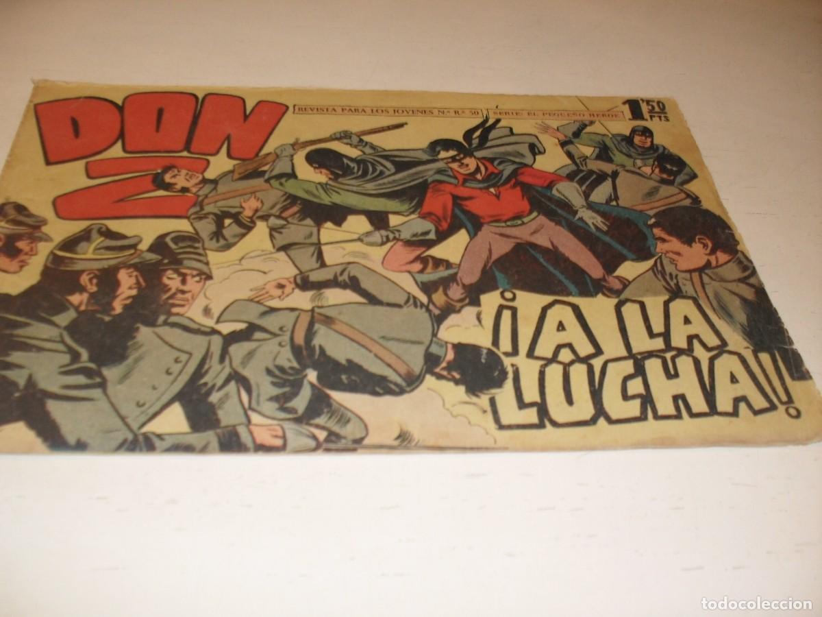 Tebeos: DON Z,ORIGINAL,N&ordm; 14,A LA LUCHA,DE 90.MAGA,1959