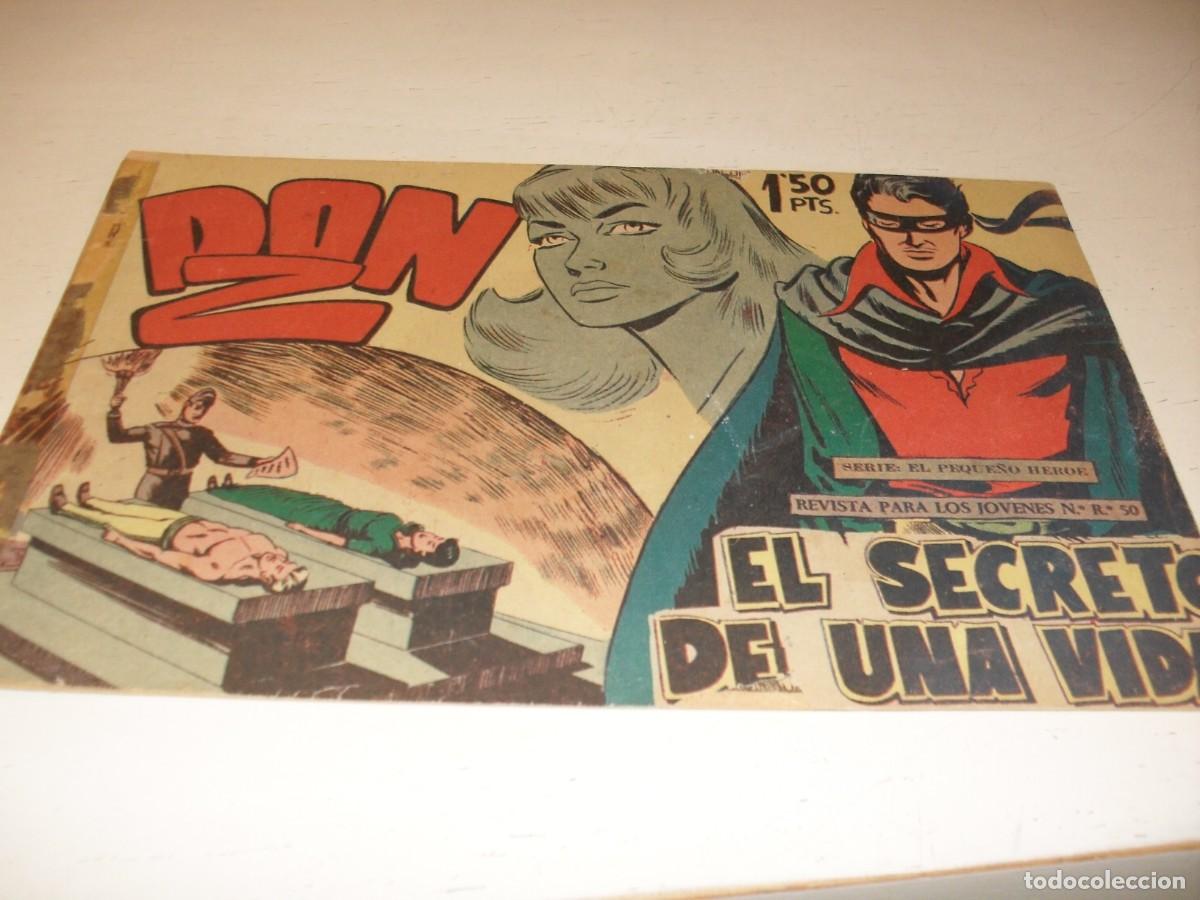 Tebeos: DON Z,ORIGINAL,N&ordm; 11,EL SECRETO DE UNA VIDA,DE 90.MAGA,1959