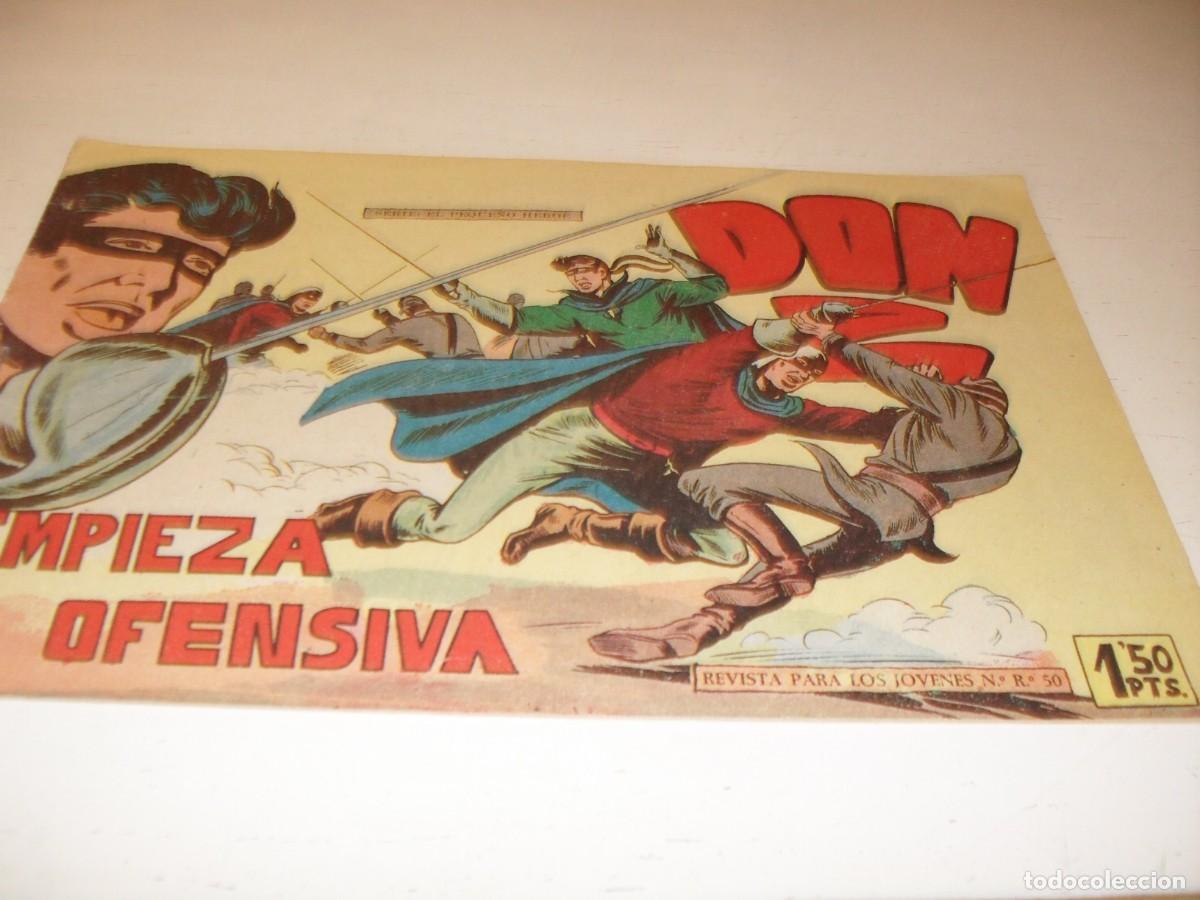 Tebeos: DON Z,ORIGINAL,N&ordm; 5,PRIMEROS N&ordm;,EMPIEZA LA OFENSIVA,DE 90.MAGA,1959