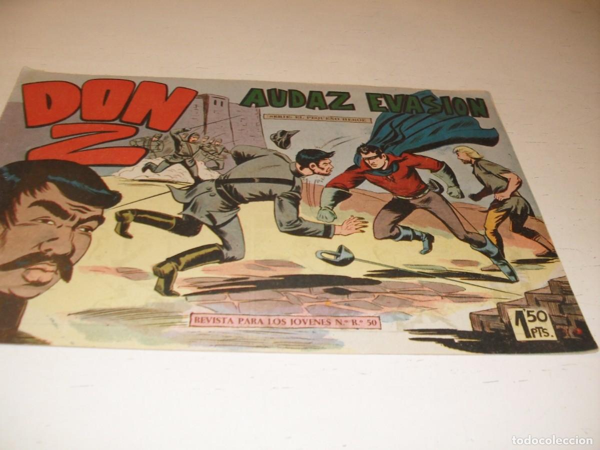 Tebeos: DON Z,ORIGINAL,N&ordm; 4,PRIMEROS N&ordm;,AUDAZ EVASION,DE 90.MAGA,1959
