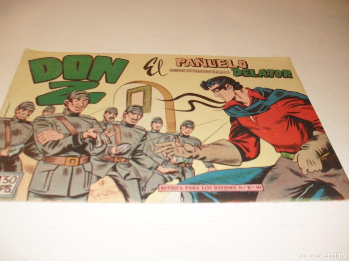 Comics: DON Z,ORIGINAL,N&ordm; 3,PRIMEROS N&ordm;,EL PA&Ntilde;UELO DELATOR,DE 90.MAGA,1959