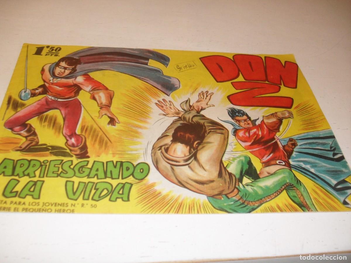 Tebeos: DON Z,ORIGINAL,N&ordm; 2,PRIMEROS N&ordm;,ARRIESGANDO LA VIDA,DE 90.MAGA,1959