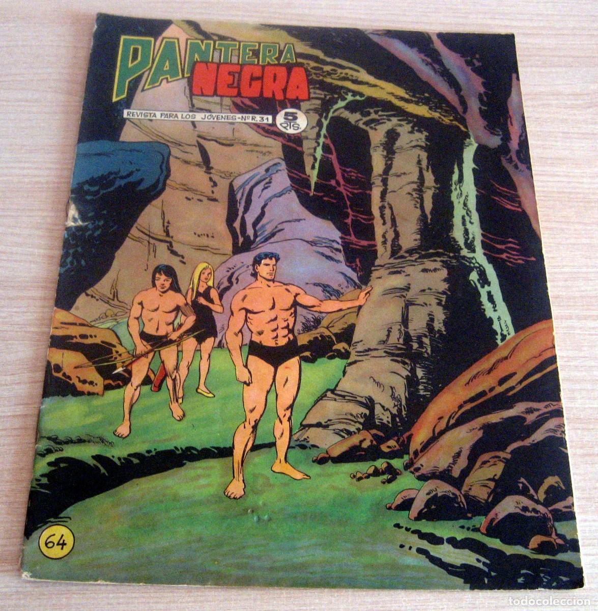 Tebeos: PANTERA NEGRA N.&ordm; 64 MAGA A&Ntilde;O 1958 C&Oacute;MIC EN BUEN ESTADO