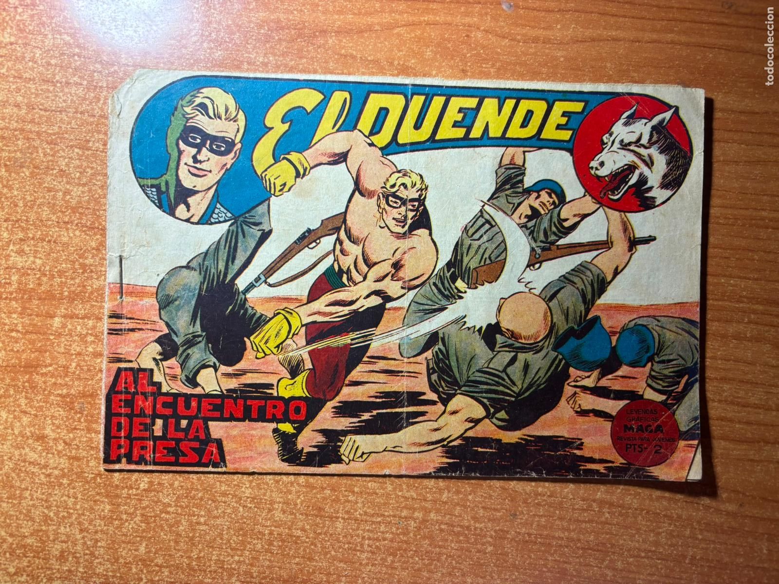 Tebeos: EL DUENDE N&ordm; 28 EDITORIAL MAGA 1961 ORIGINAL