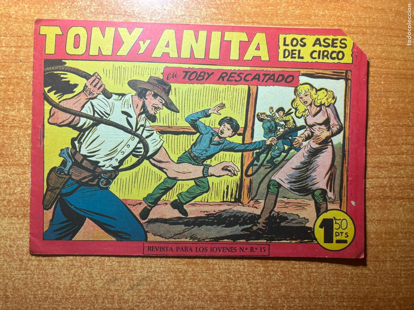 Tebeos: TONY Y ANITA N&ordm; 153 EDITORIAL MAGA ORIGINAL ULTIMO NUMERO