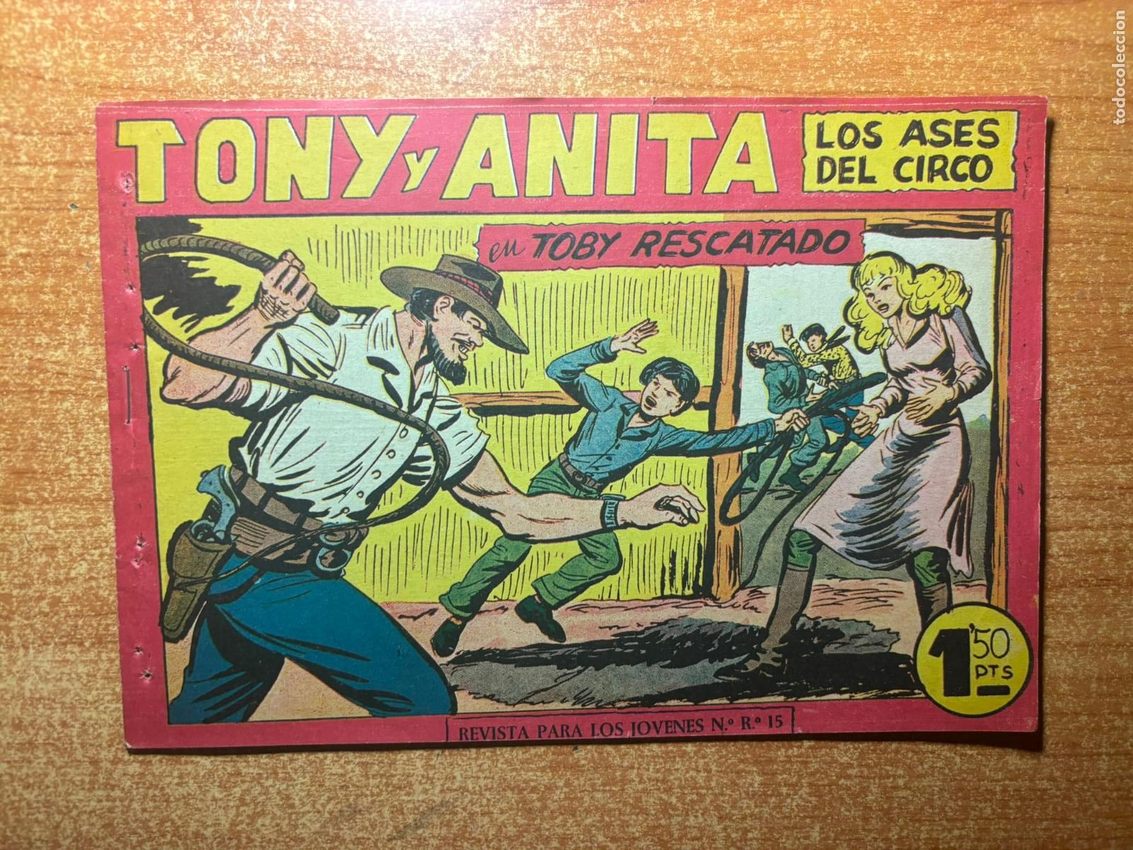 Tebeos: TONY Y ANITA N&ordm; 153 EDITORIAL MAGA ORIGINAL ULTIMO NUMERO