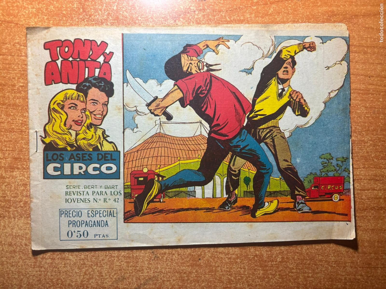 Tebeos: TONY Y ANITA N&ordm; 1 2 &ordf; EPOCA EDITORIAL MAGA 1960 ORIGINAL