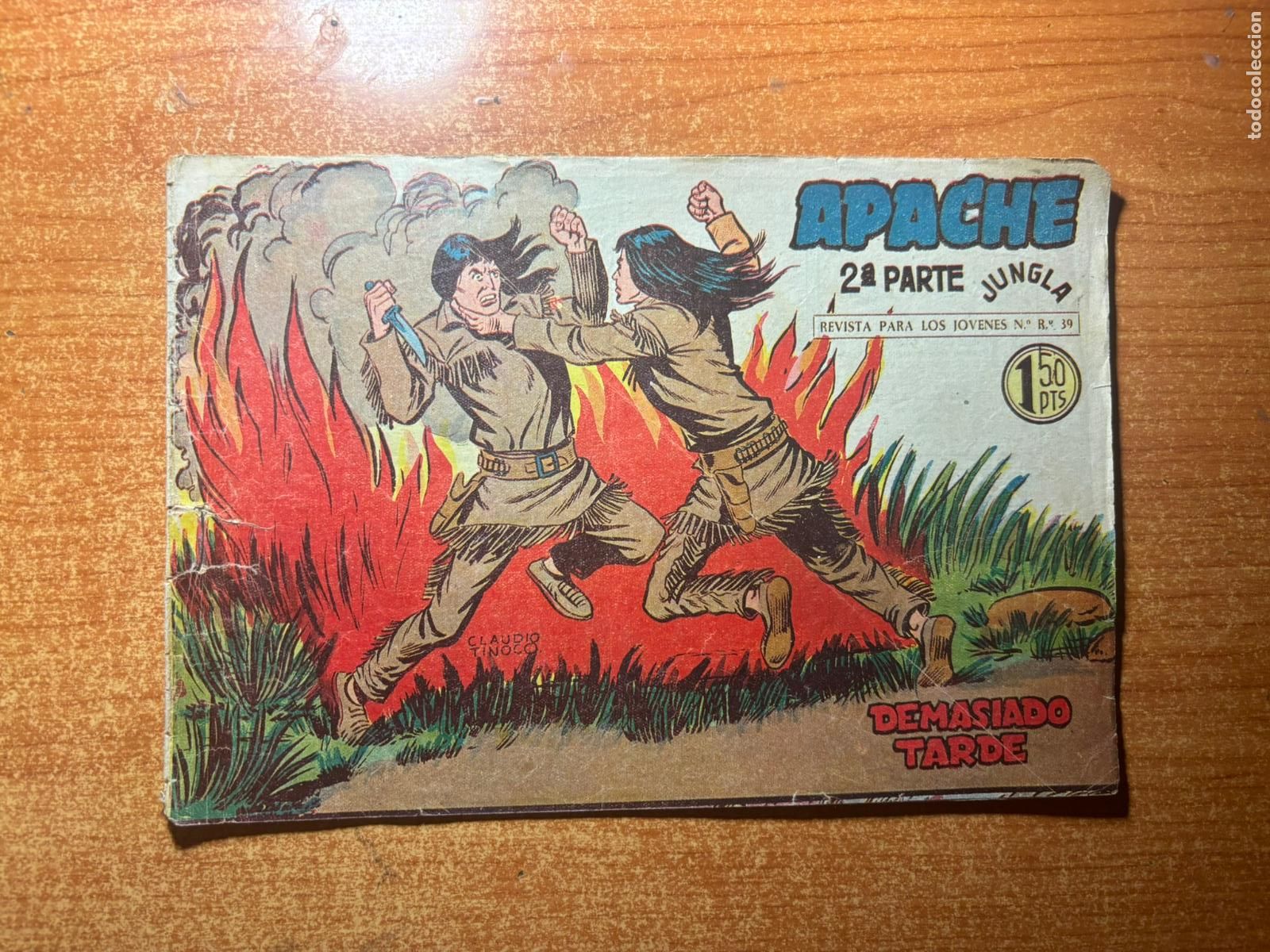 Tebeos: APACHE 2&ordf; PARTE N&ordm; 28 EDITORIAL MAGA 1960 ORIGINAL