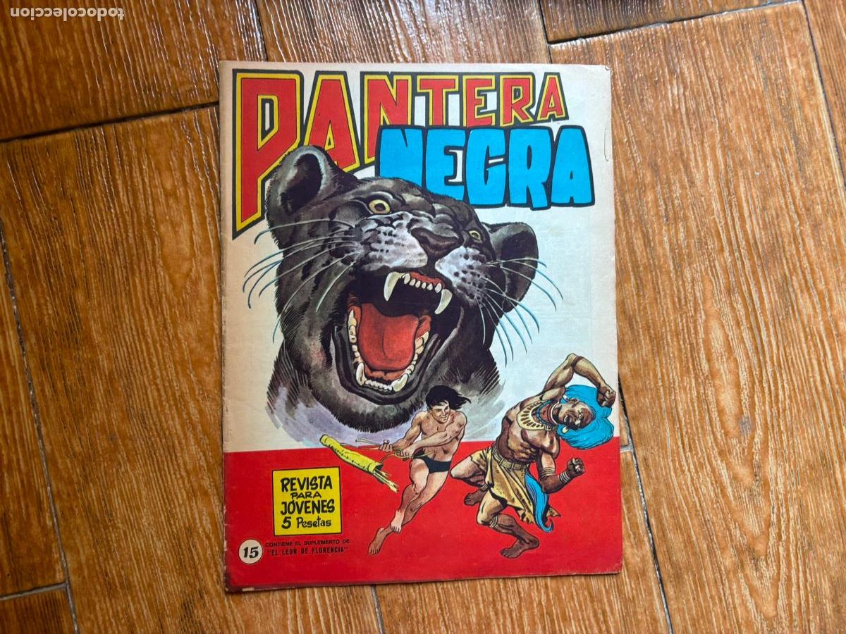 Tebeos: PANTERA NEGRA REVISTA N&ordm; 15 EDITORIAL MAGA CON HISTORIETA DE PIEL DE LOBO