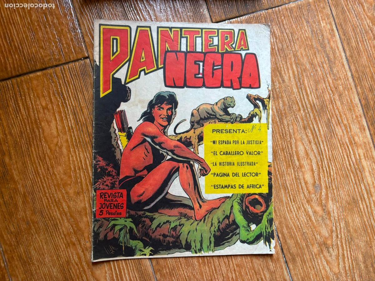 Tebeos: PANTERA NEGRA REVISTA N&ordm; 4 EDITORIAL MAGA