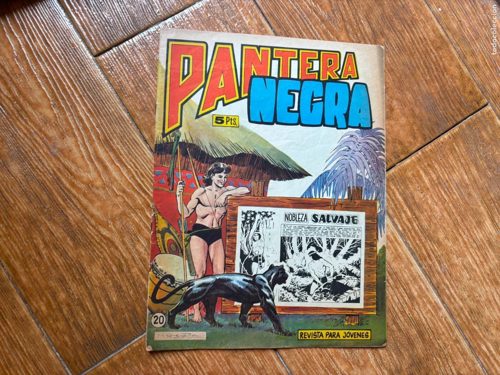 Tebeos: PANTERA NEGRA REVISTA N&ordm; 20 EDITORIAL MAGA