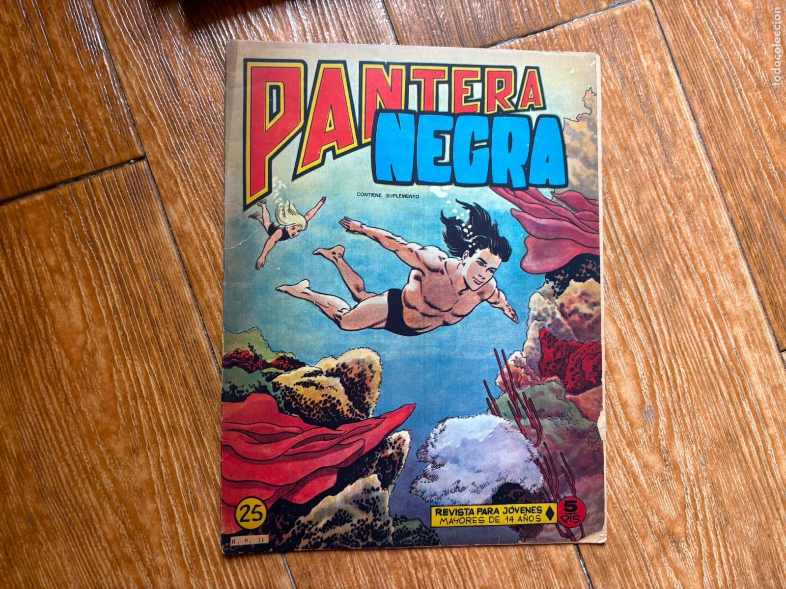 Tebeos: PANTERA NEGRA REVISTA N&ordm; 25 EDITORIAL MAGA