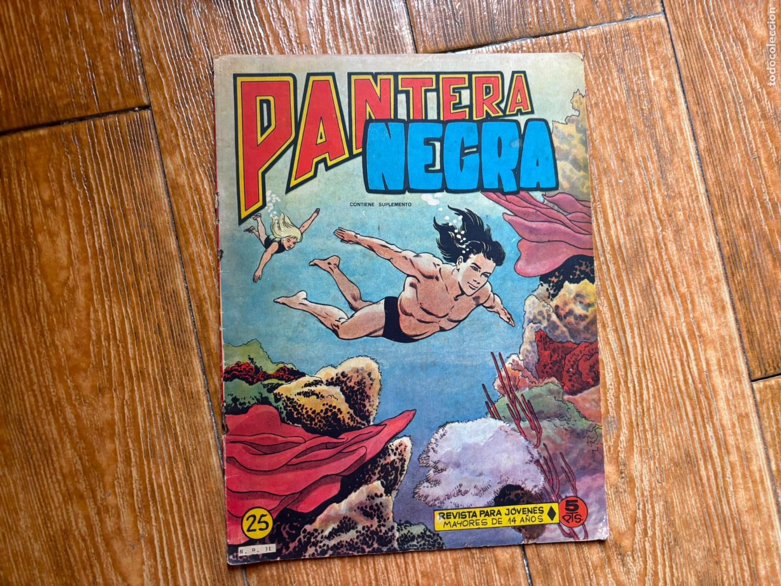 Tebeos: PANTERA NEGRA REVISTA N&ordm; 25 EDITORIAL MAGA