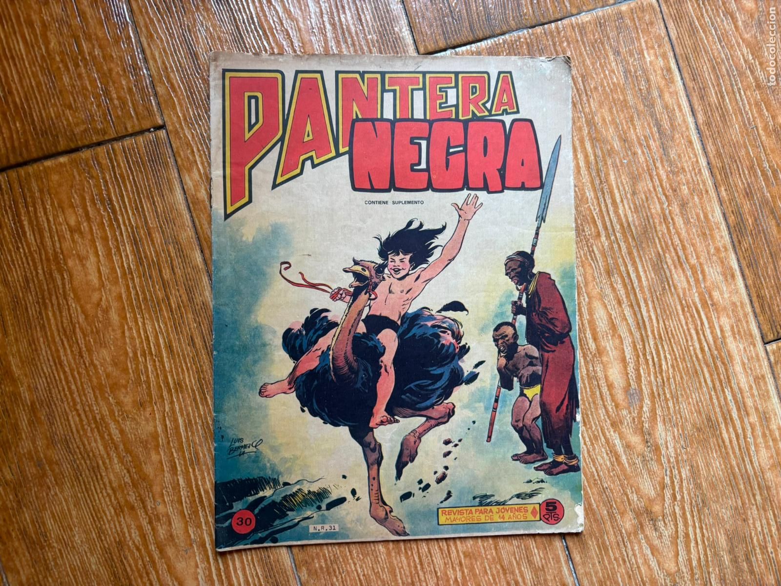 Tebeos: PANTERA NEGRA REVISTA N&ordm; 30 EDITORIAL MAGA