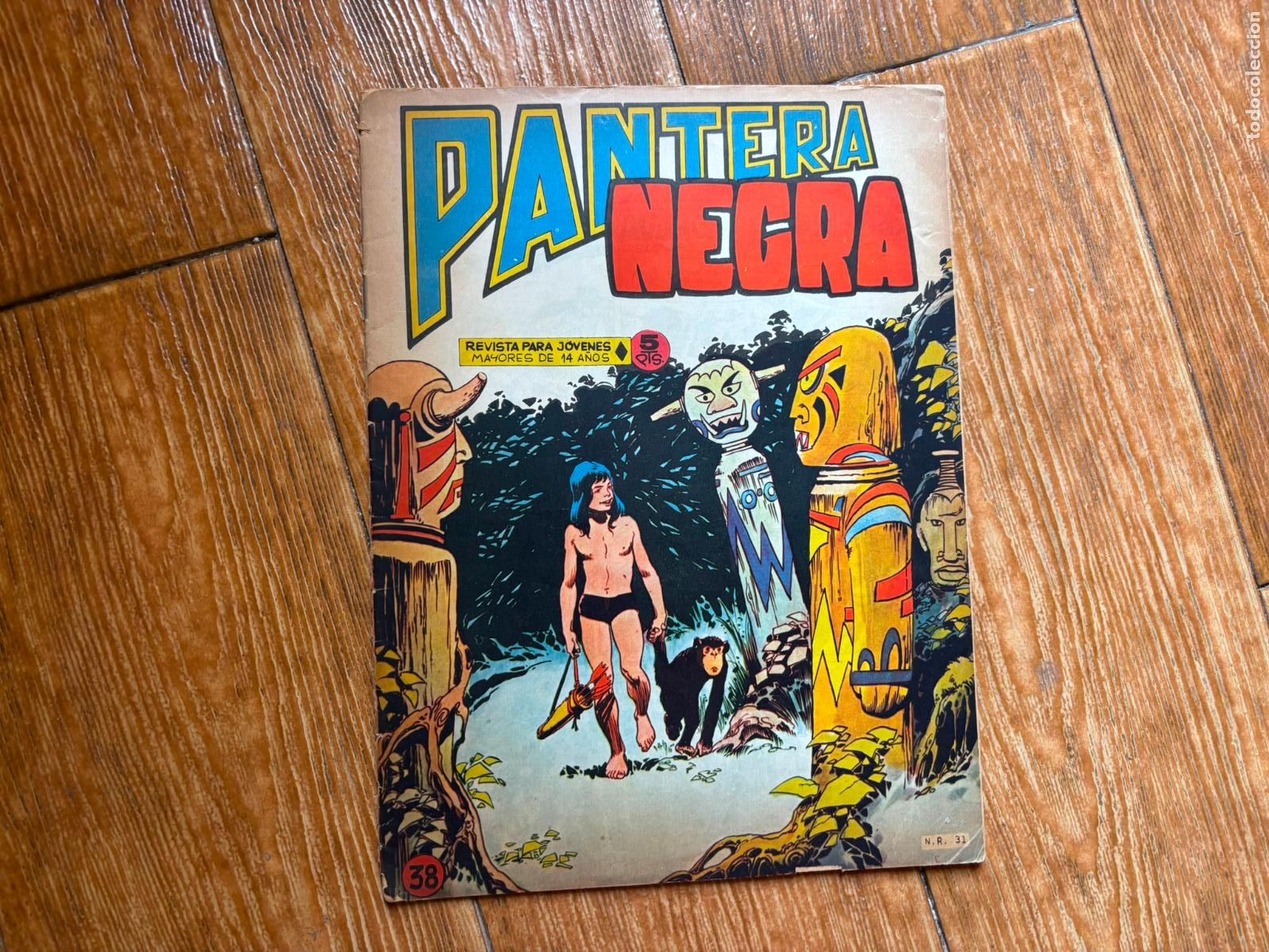 Tebeos: PANTERA NEGRA REVISTA N&ordm; 38 EDITORIAL MAGA