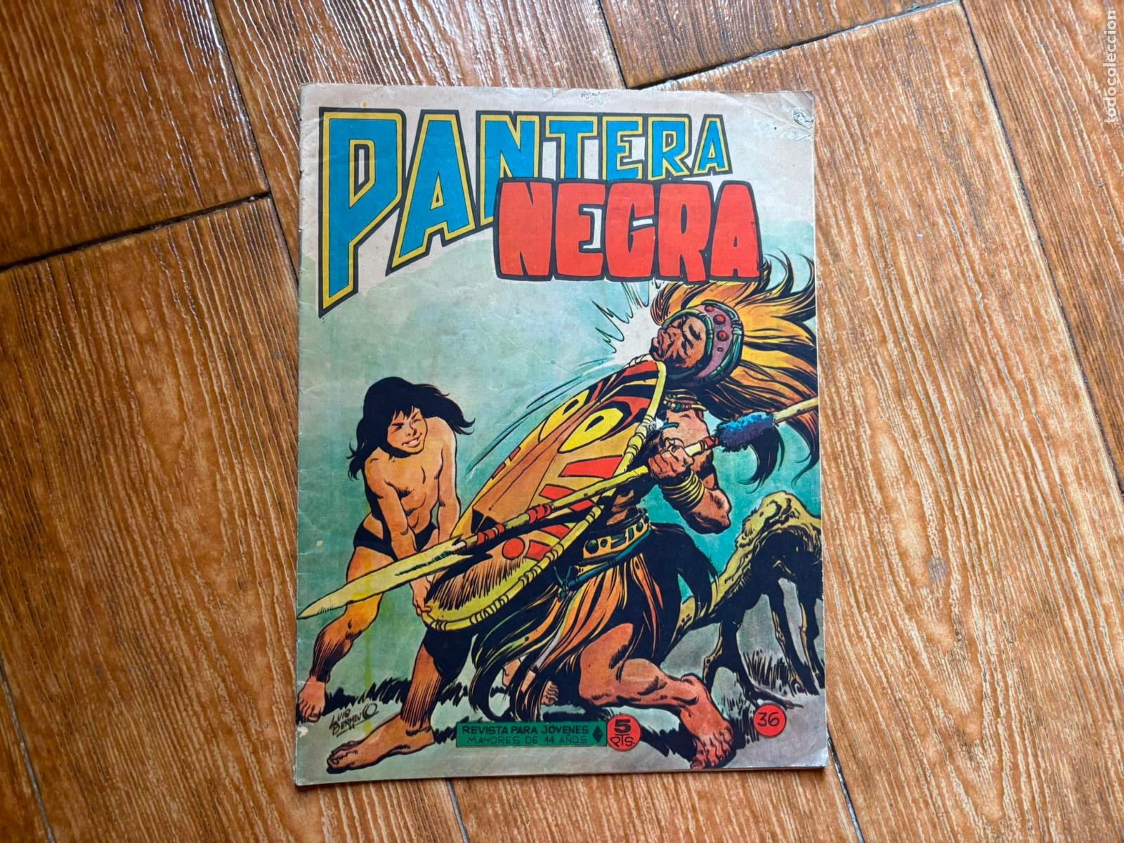 Tebeos: PANTERA NEGRA REVISTA N&ordm; 36 EDITORIAL MAGA