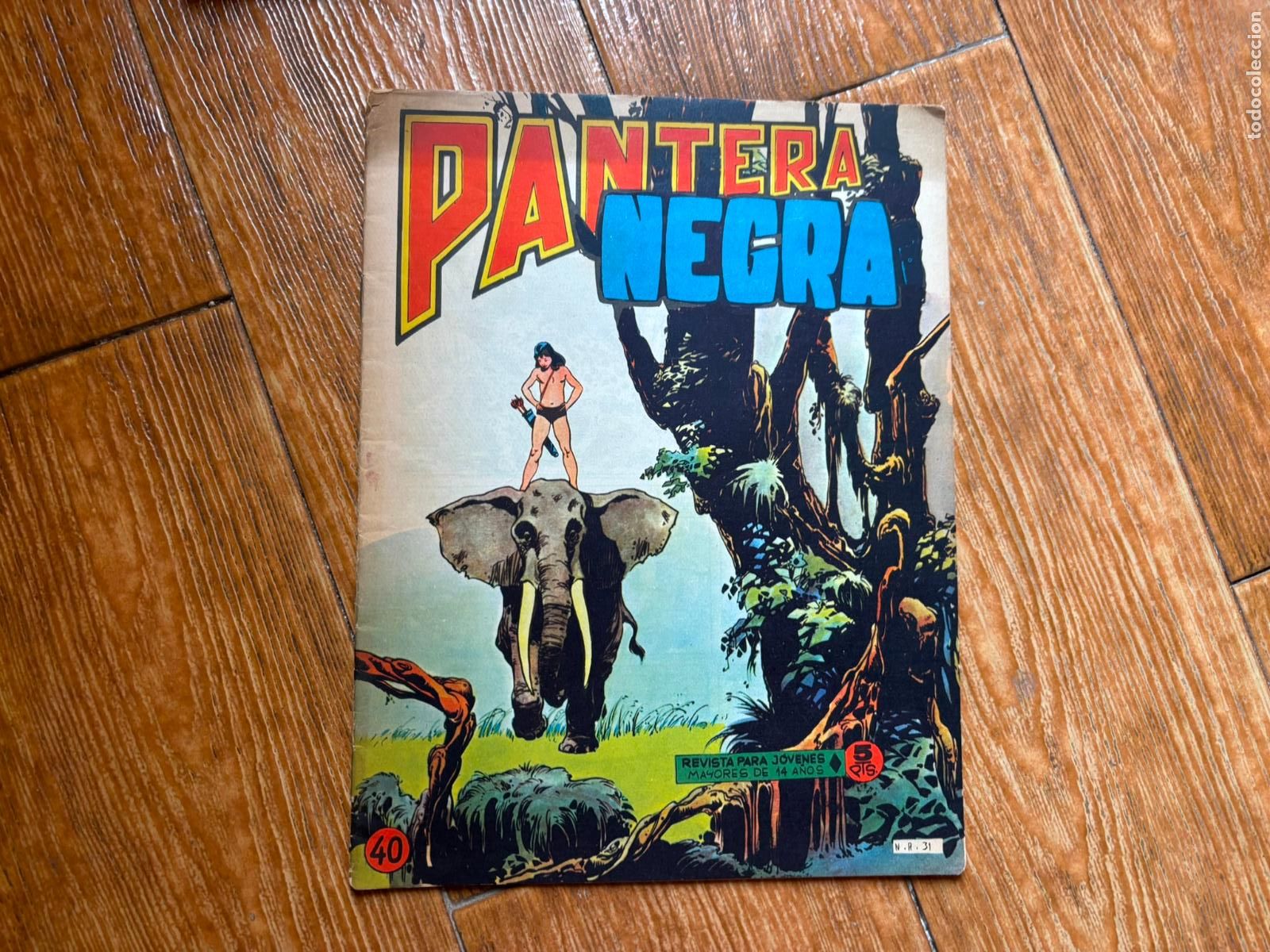 Tebeos: PANTERA NEGRA REVISTA N&ordm; 40 EDITORIAL MAGA