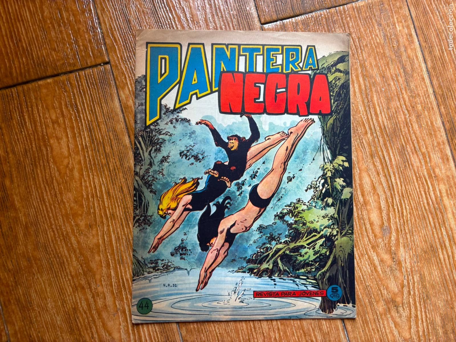 Tebeos: PANTERA NEGRA REVISTA N&ordm; 44 EDITORIAL MAGA