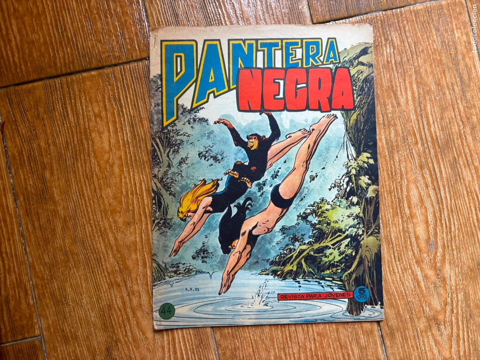 Tebeos: PANTERA NEGRA REVISTA N&ordm; 44 EDITORIAL MAGA
