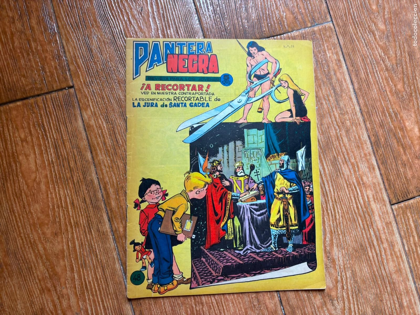 Tebeos: PANTERA NEGRA REVISTA N&ordm; 48 EDITORIAL MAGA