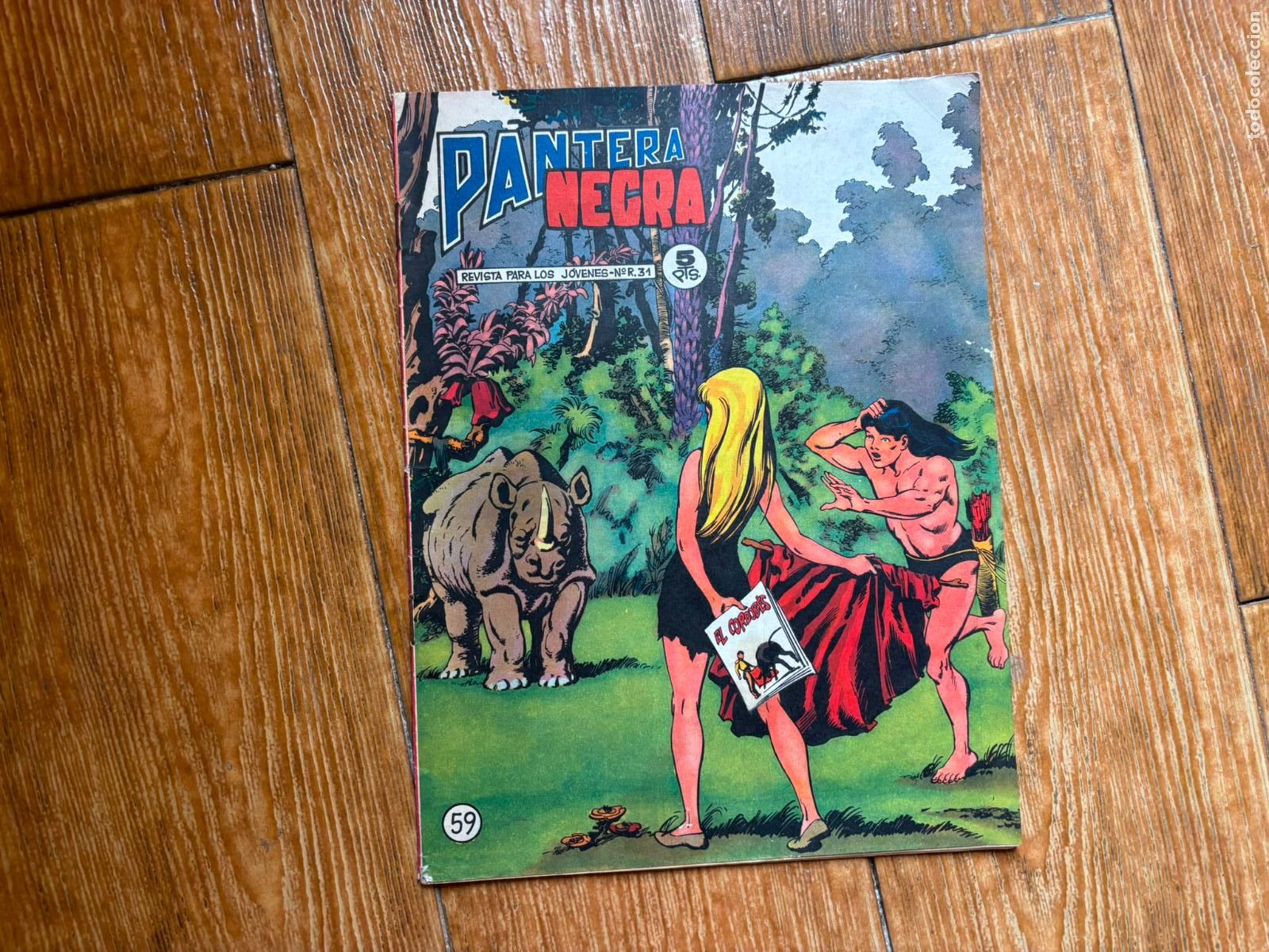 Tebeos: PANTERA NEGRA REVISTA N&ordm; 59 EDITORIAL MAGA