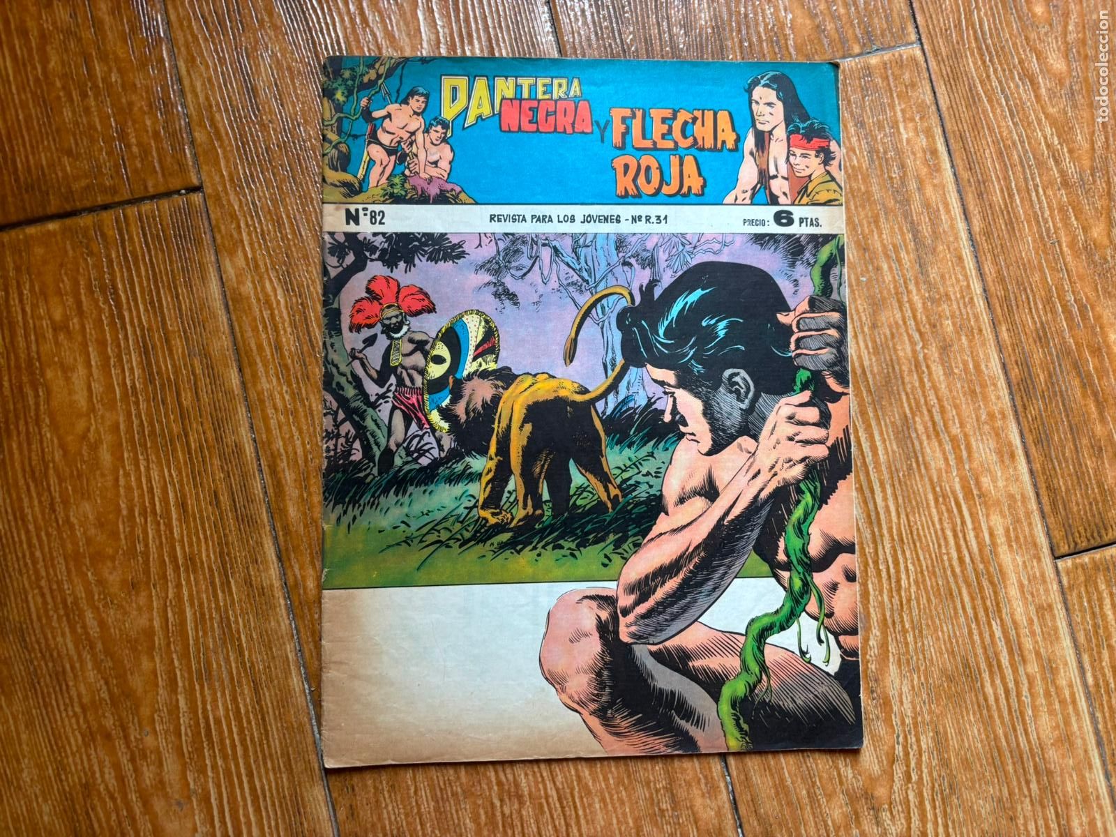 Tebeos: PANTERA NEGRA REVISTA N&ordm; 82 EDITORIAL MAGA