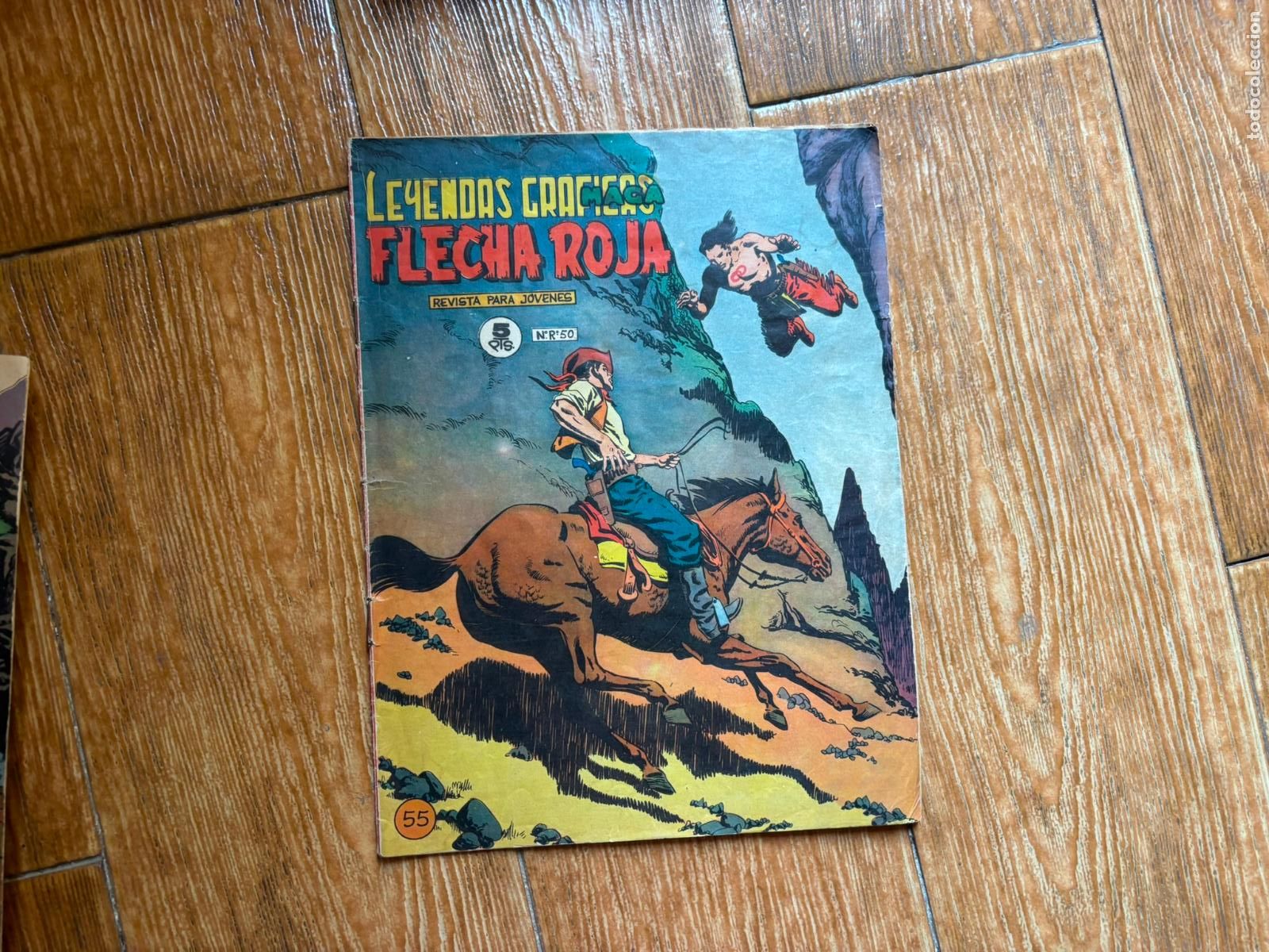 Tebeos: FLECHA ROJA REVISTA N&ordm; 55 EDITORIAL MAGA