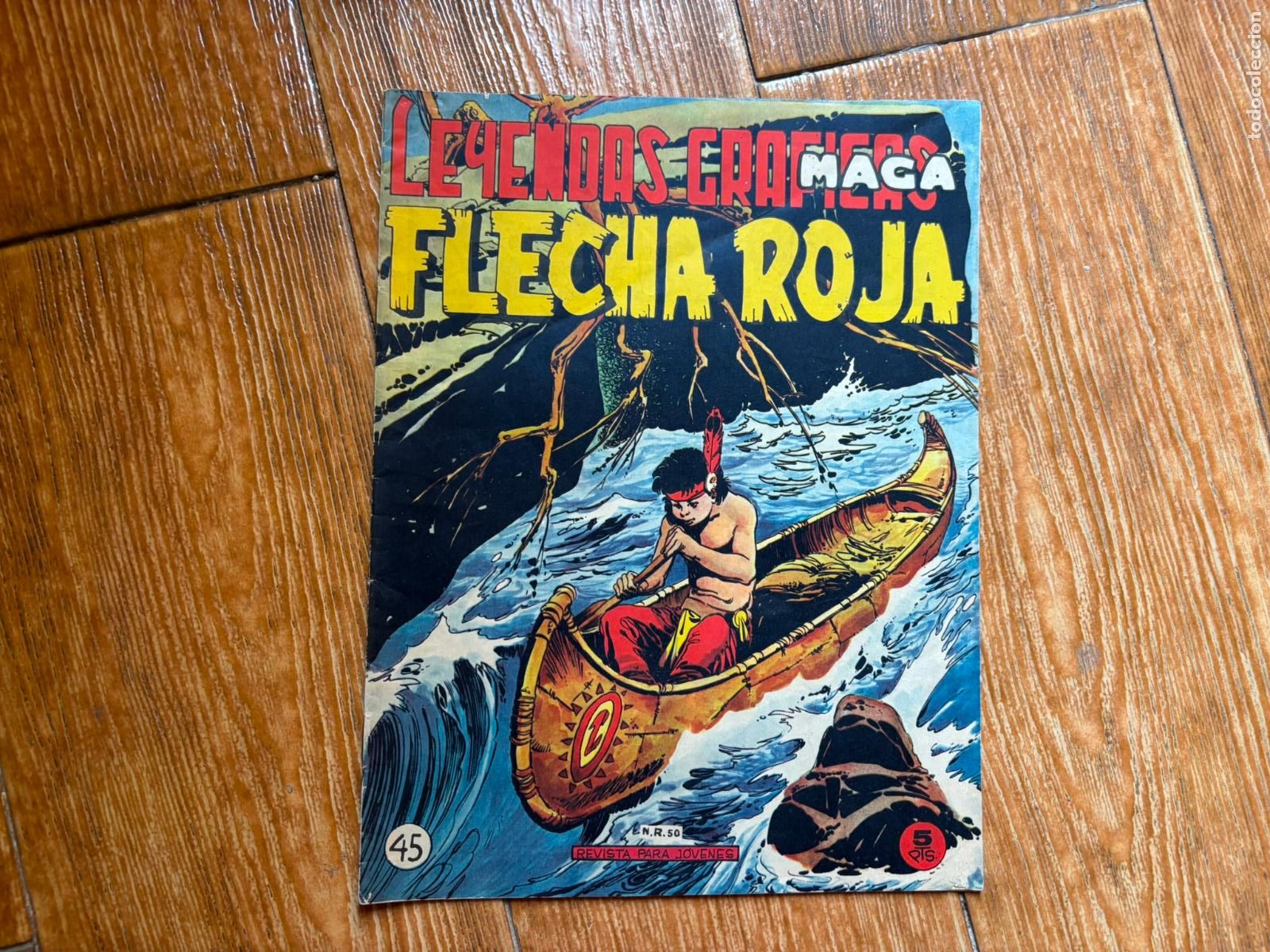 Tebeos: FLECHA ROJA REVISTA N&ordm; 45 EDITORIAL MAGA