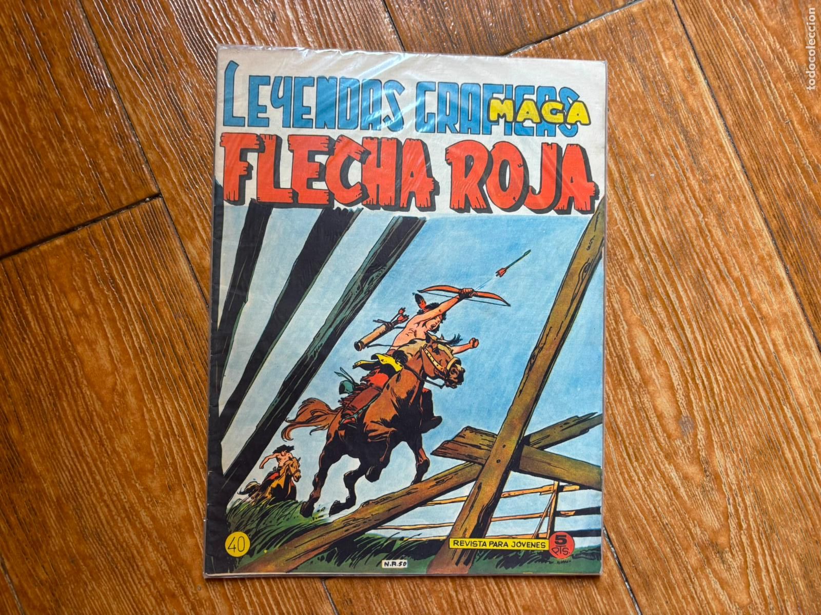 Tebeos: FLECHA ROJA REVISTA N&ordm; 40 EDITORIAL MAGA
