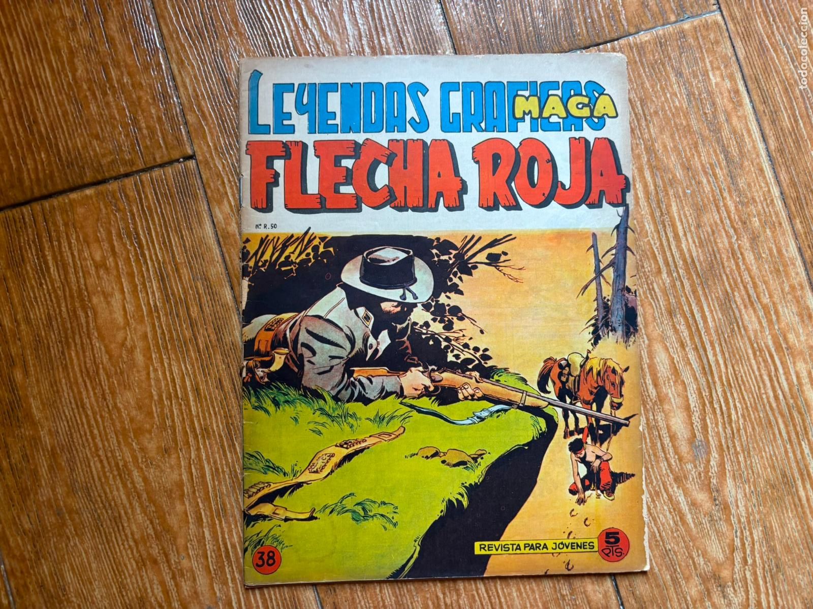 Tebeos: FLECHA ROJA REVISTA N&ordm; 38 EDITORIAL MAGA