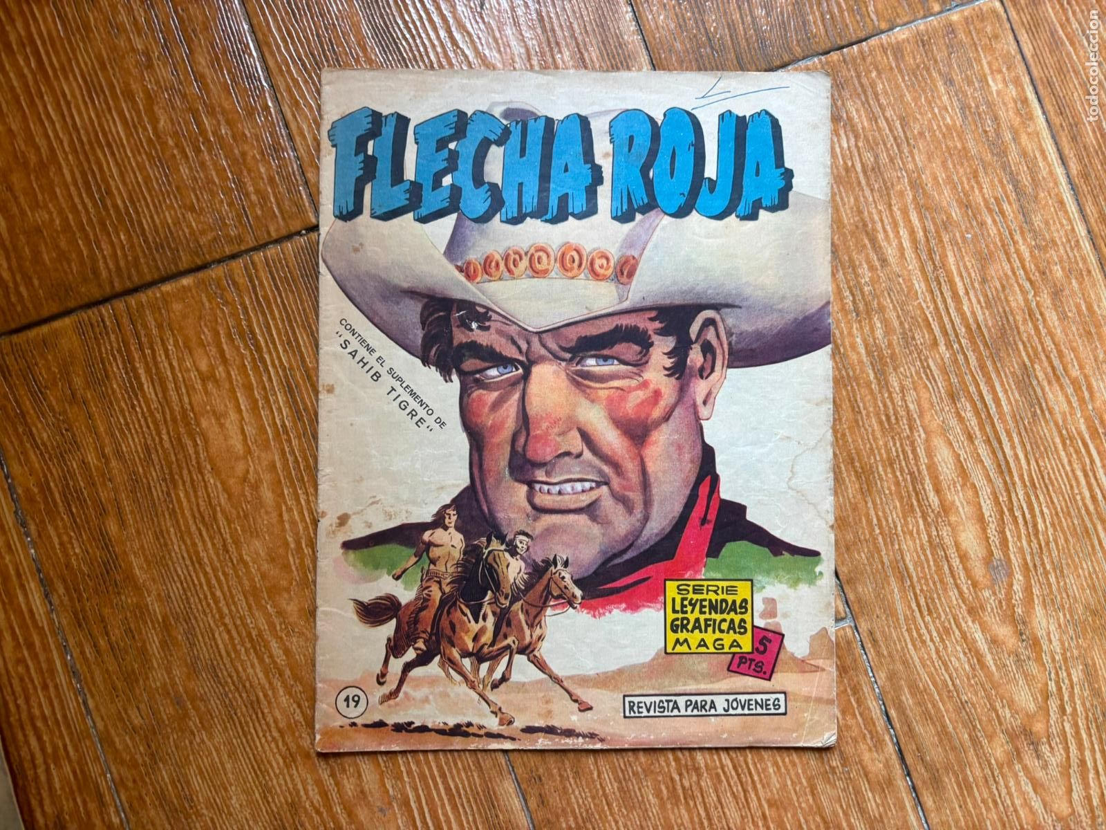Tebeos: FLECHA ROJA REVISTA N&ordm; 19 EDITORIAL MAGA