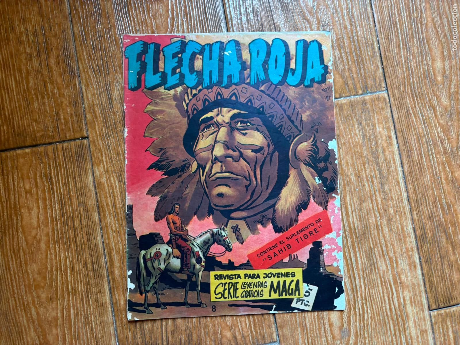 Tebeos: FLECHA ROJA REVISTA N&ordm; 8 EDITORIAL MAGA
