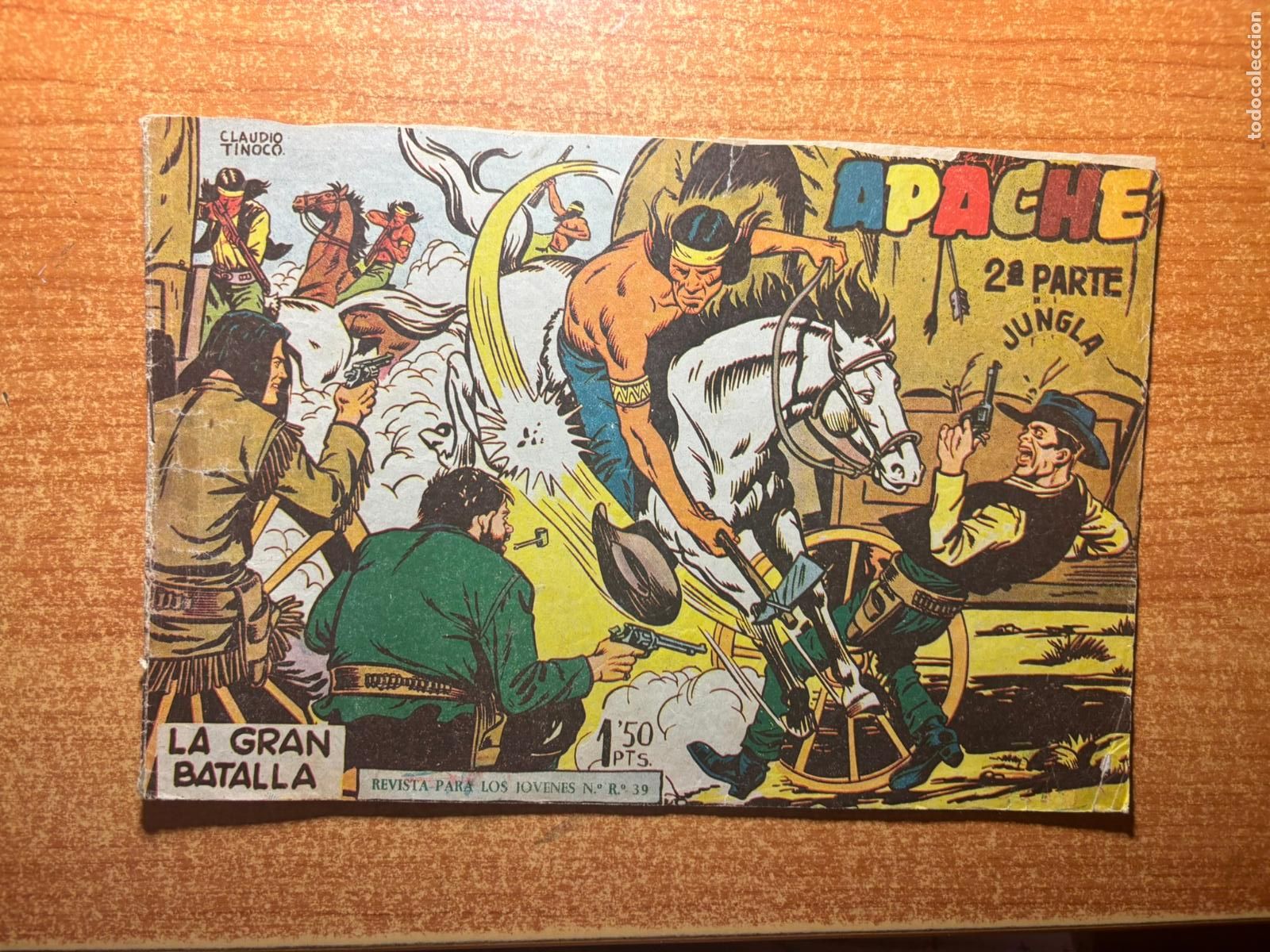 Tebeos: APACHE 2&ordf; PARTE N&ordm; 8 EDITORIAL MAGA 1960 ORIGINAL