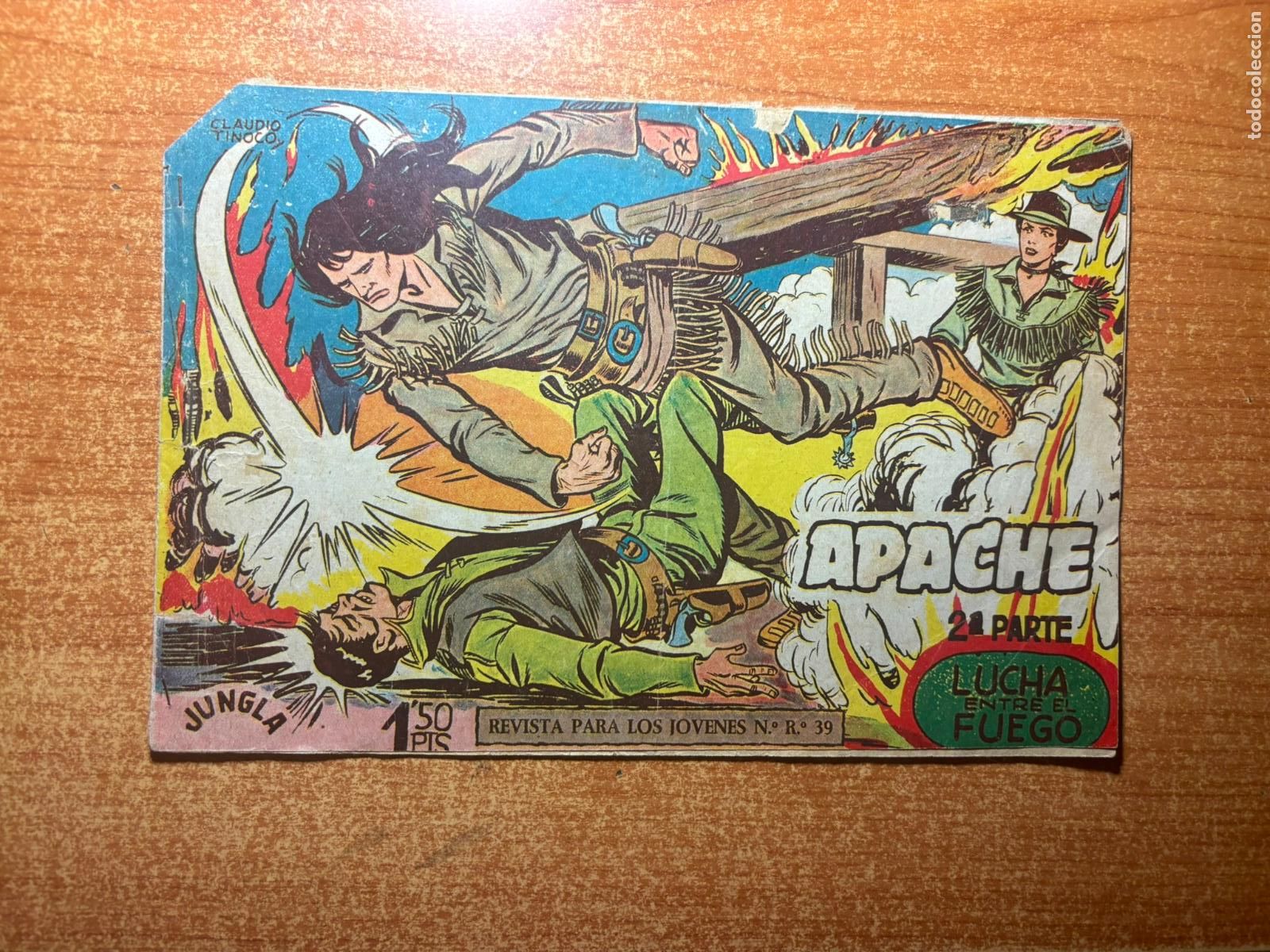 Tebeos: APACHE 2&ordf; PARTE N&ordm; 4 EDITORIAL MAGA 1960 ORIGINAL