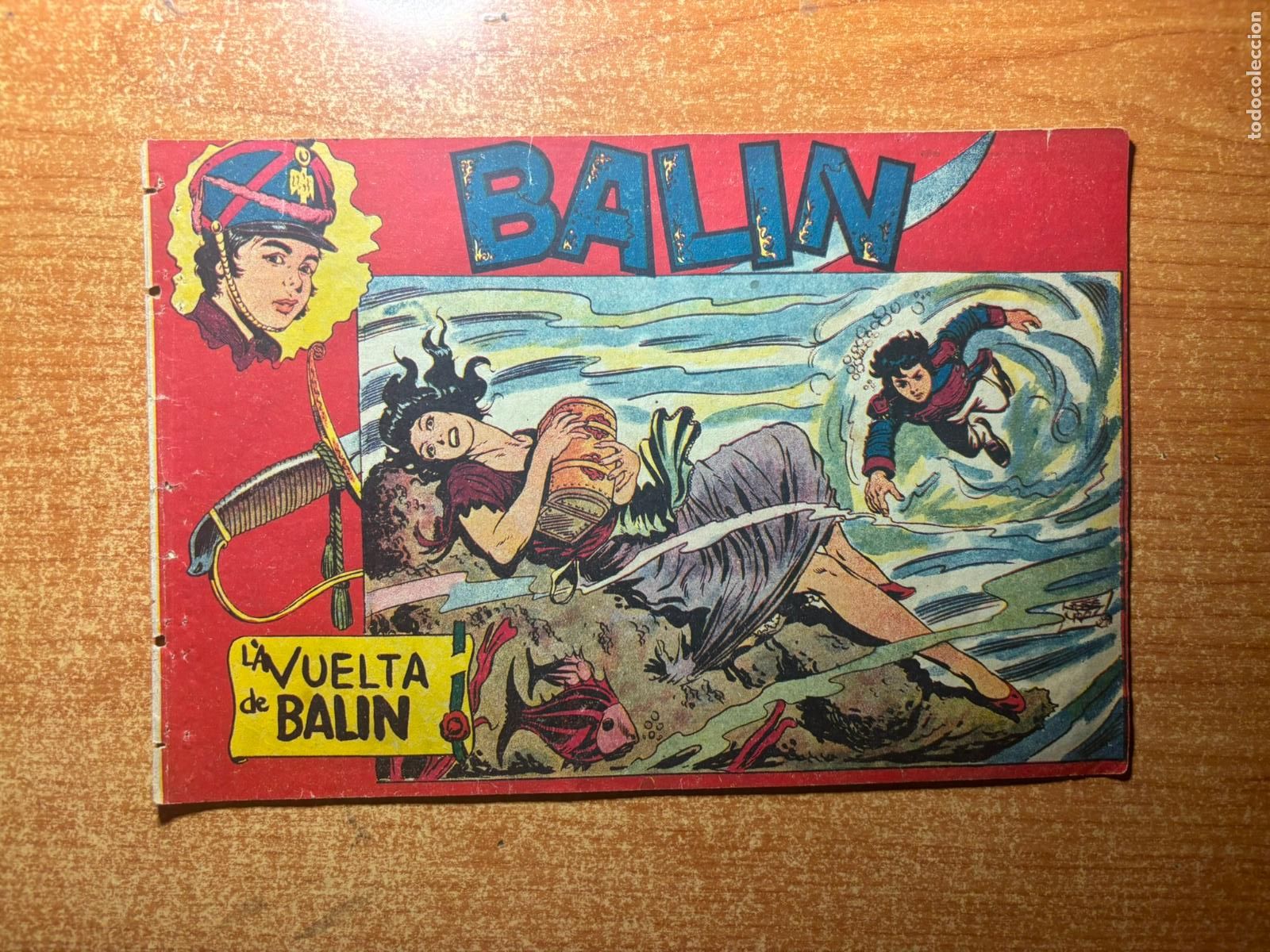 Tebeos: BALIN N&ordm; 9 EDITORIAL MAGA ORIGINAL 1955