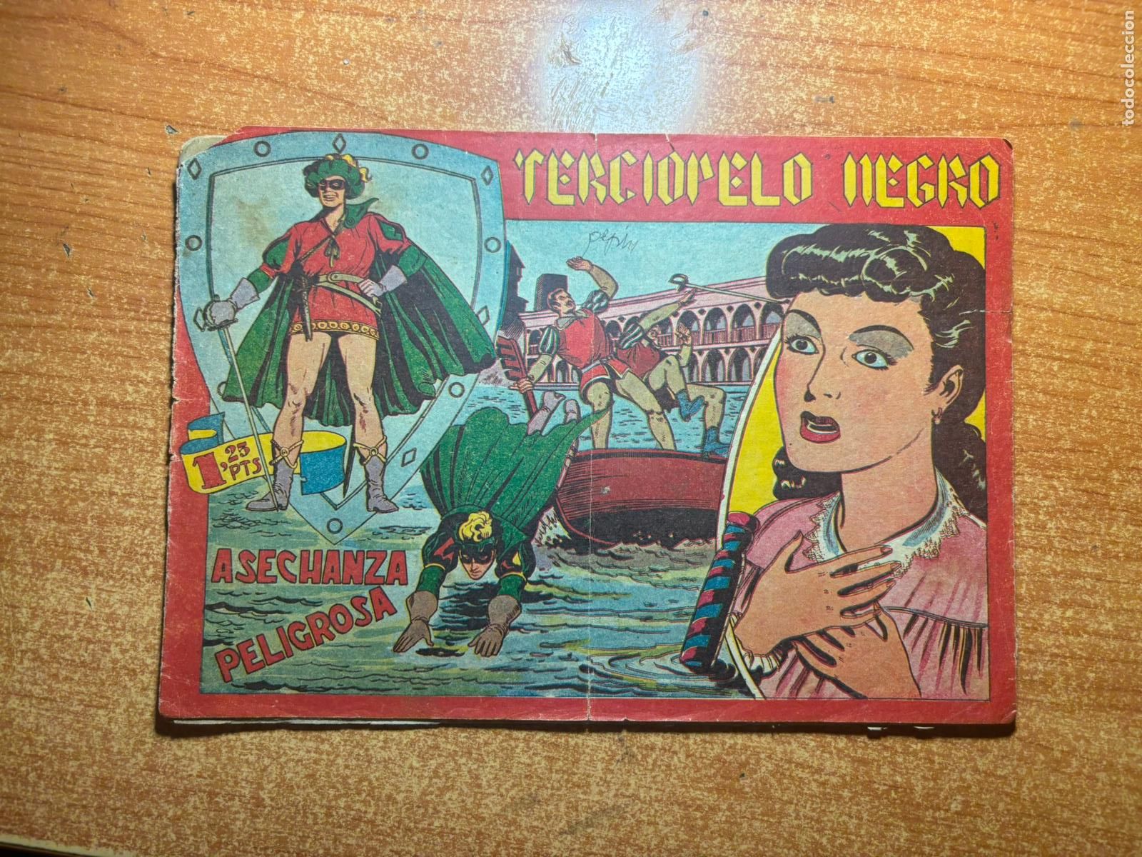 Tebeos: TERCIOPELO NEGRO N&ordm; 5 EDITORIAL MAGA ORIGINAL 1954