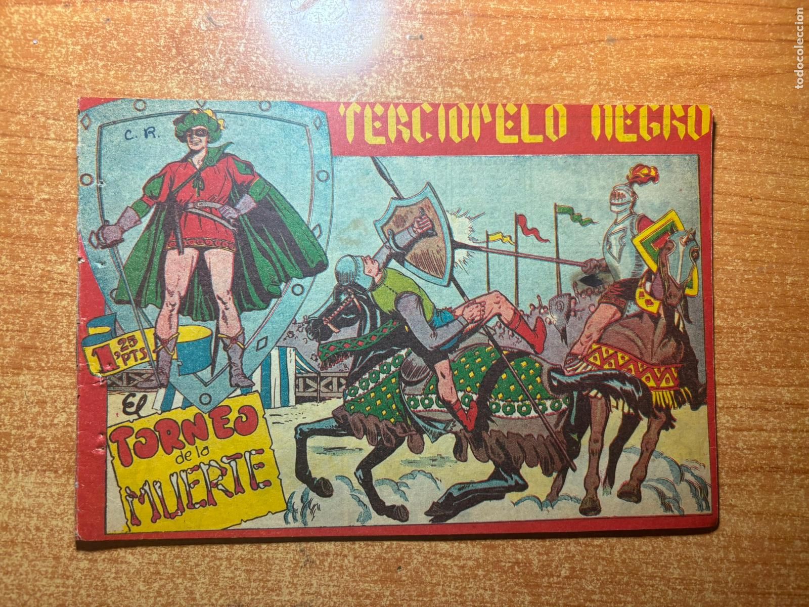 Tebeos: TERCIOPELO NEGRO N&ordm; 10 EDITORIAL MAGA ORIGINAL 1954