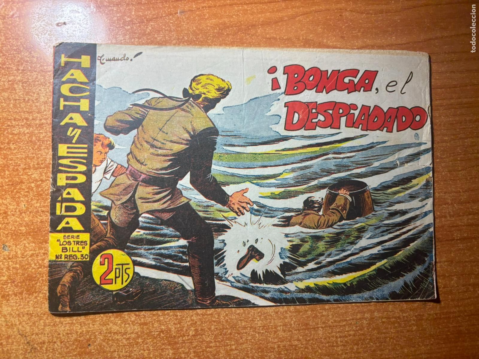 Tebeos: HACHA Y ESPADA N&ordm; 33 EDITORIAL MAGA ORIGINAL