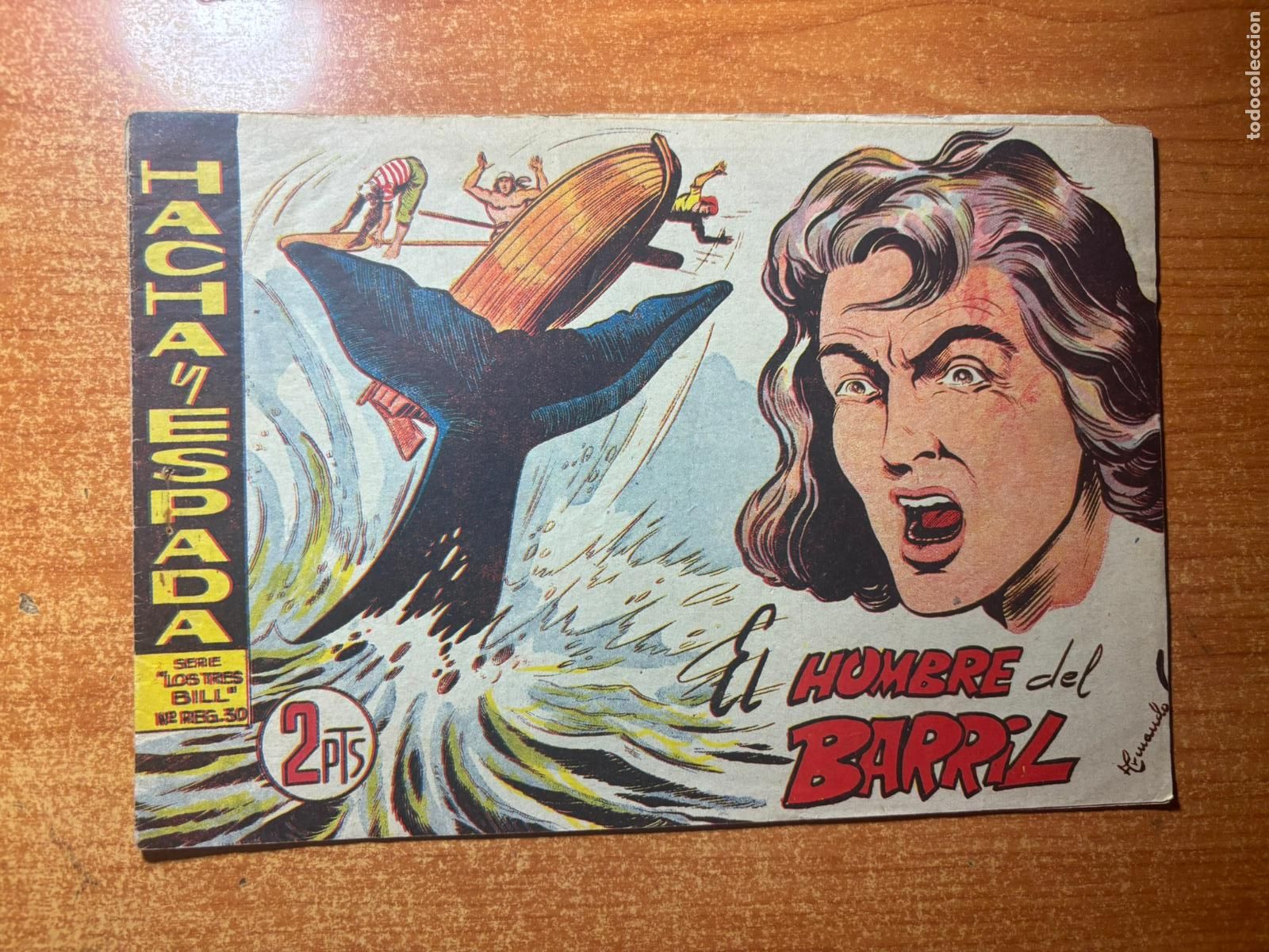 Tebeos: HACHA Y ESPADA N&ordm; 32 EDITORIAL MAGA ORIGINAL - Foto 1