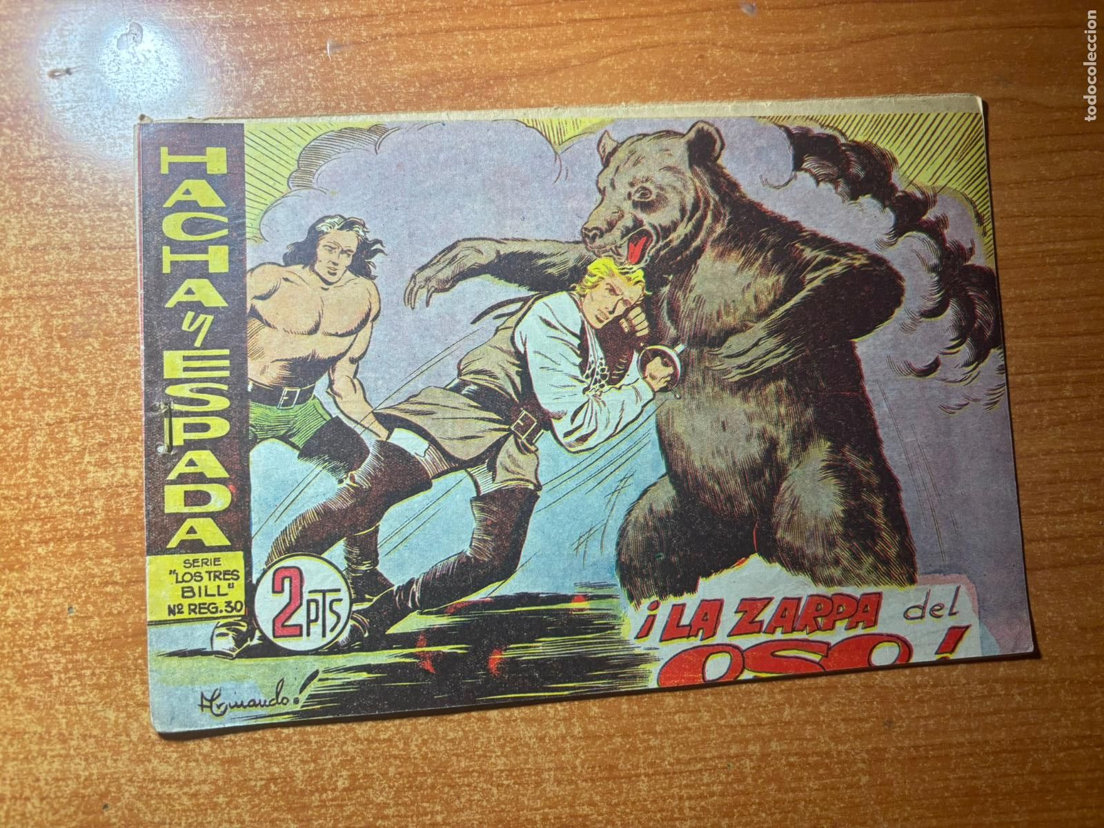 Tebeos: HACHA Y ESPADA N&ordm; 24 EDITORIAL MAGA ORIGINAL