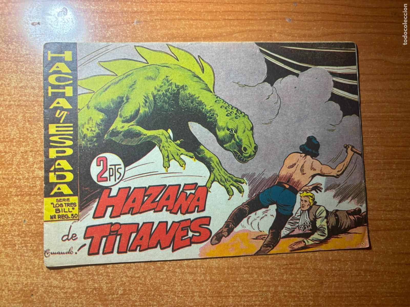 Tebeos: HACHA Y ESPADA N&ordm; 23 EDITORIAL MAGA ORIGINAL