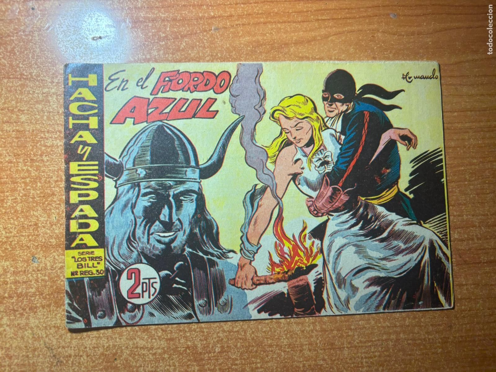 Tebeos: HACHA Y ESPADA N&ordm; 22 EDITORIAL MAGA ORIGINAL