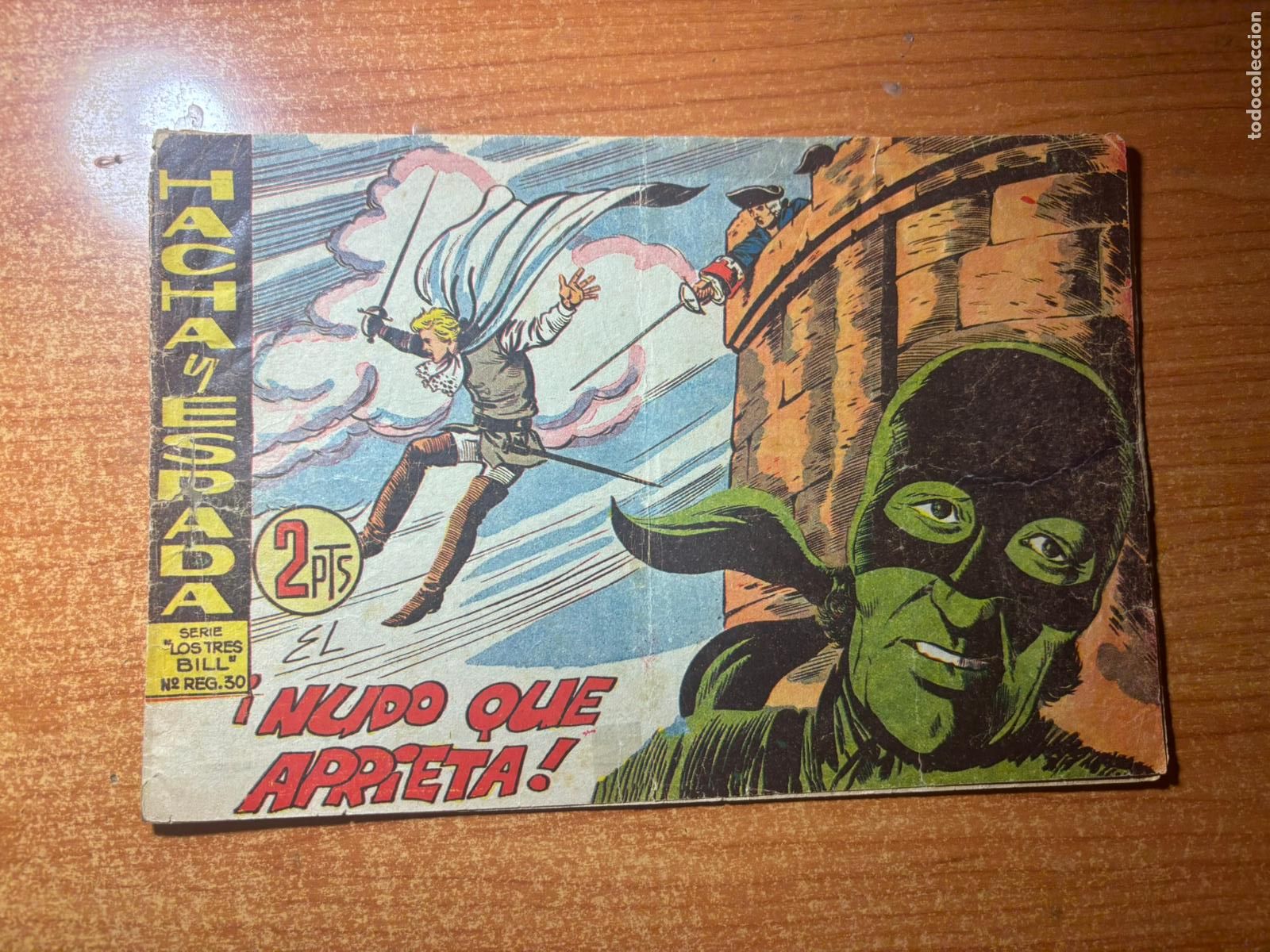 Tebeos: HACHA Y ESPADA N&ordm; 19 EDITORIAL MAGA ORIGINAL - Foto 1