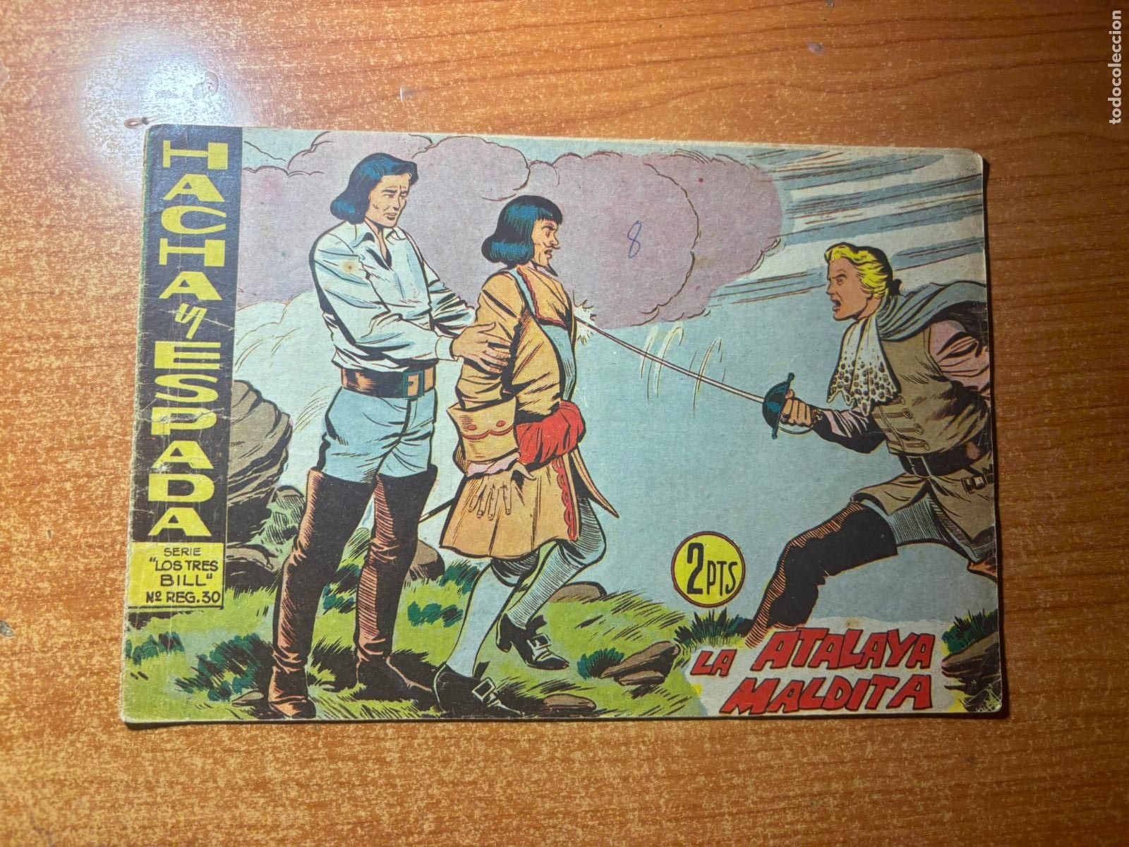 Tebeos: HACHA Y ESPADA N&ordm; 16 EDITORIAL MAGA ORIGINAL - Foto 1