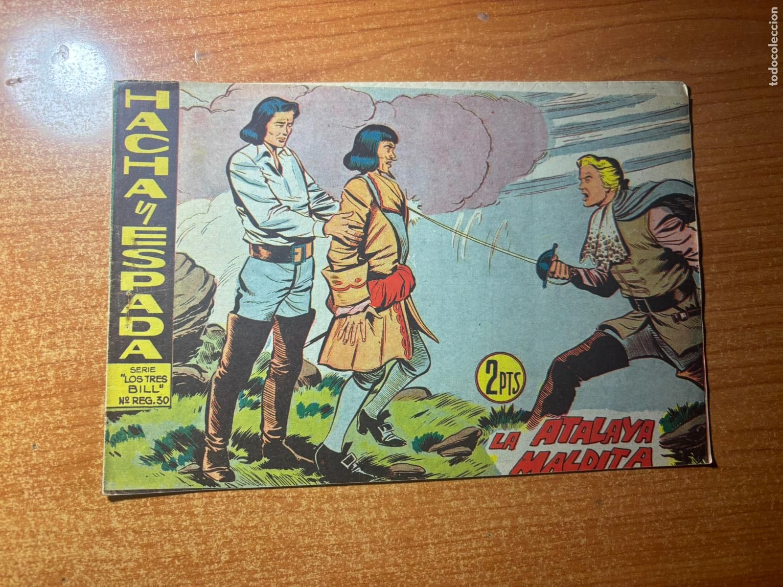 Tebeos: HACHA Y ESPADA N&ordm; 16 EDITORIAL MAGA ORIGINAL