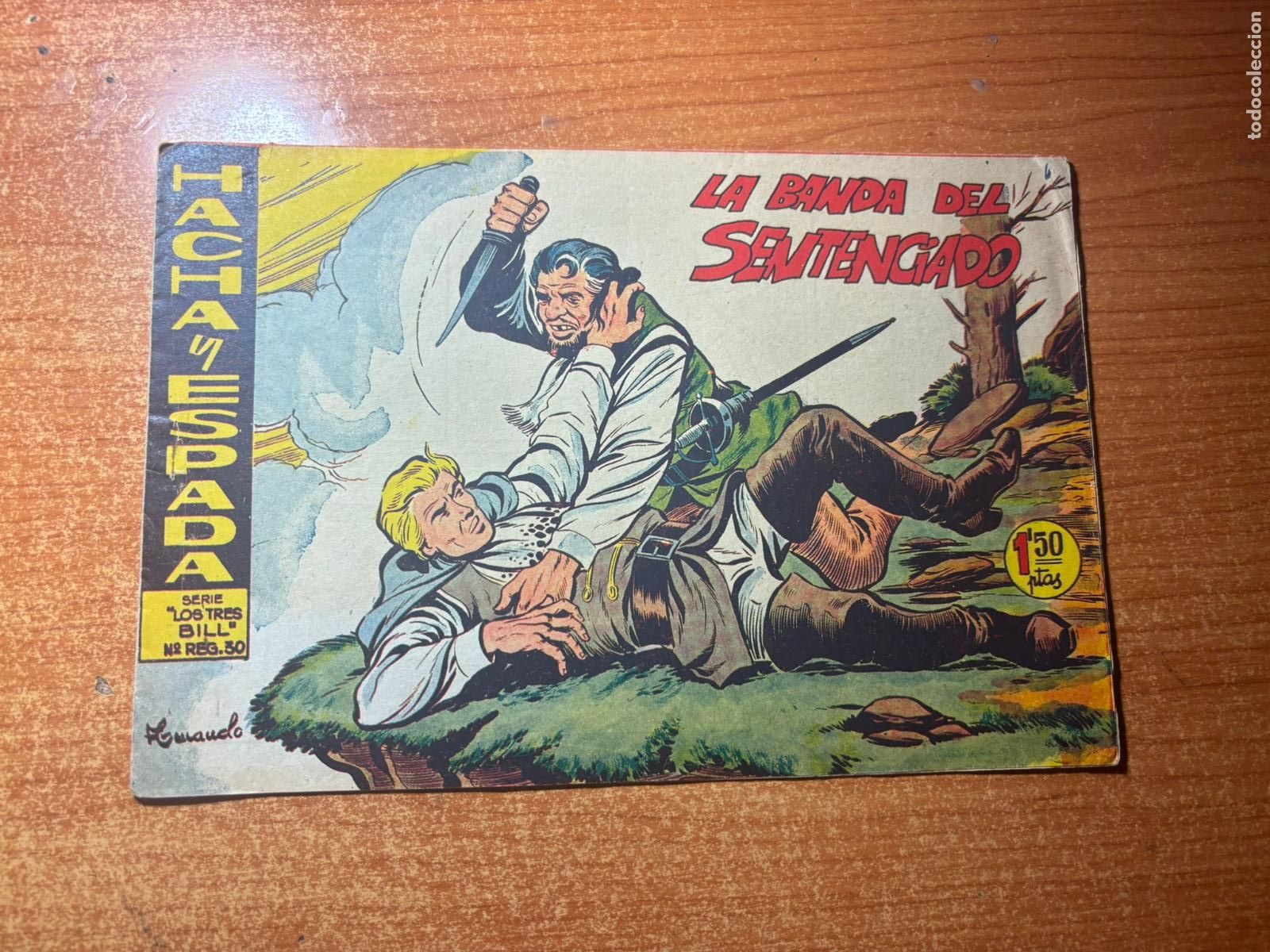 Tebeos: HACHA Y ESPADA N&ordm; 13 EDITORIAL MAGA ORIGINAL
