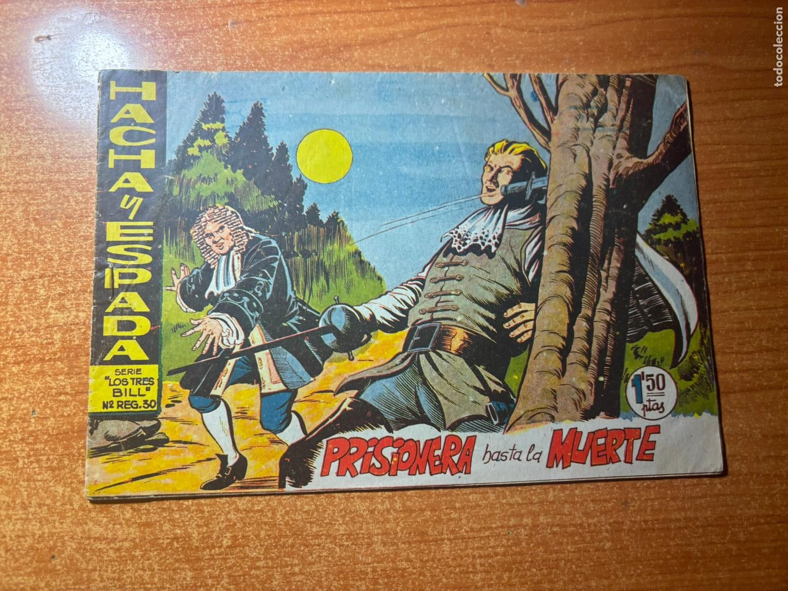 Tebeos: HACHA Y ESPADA N&ordm; 10 EDITORIAL MAGA ORIGINAL - Foto 1