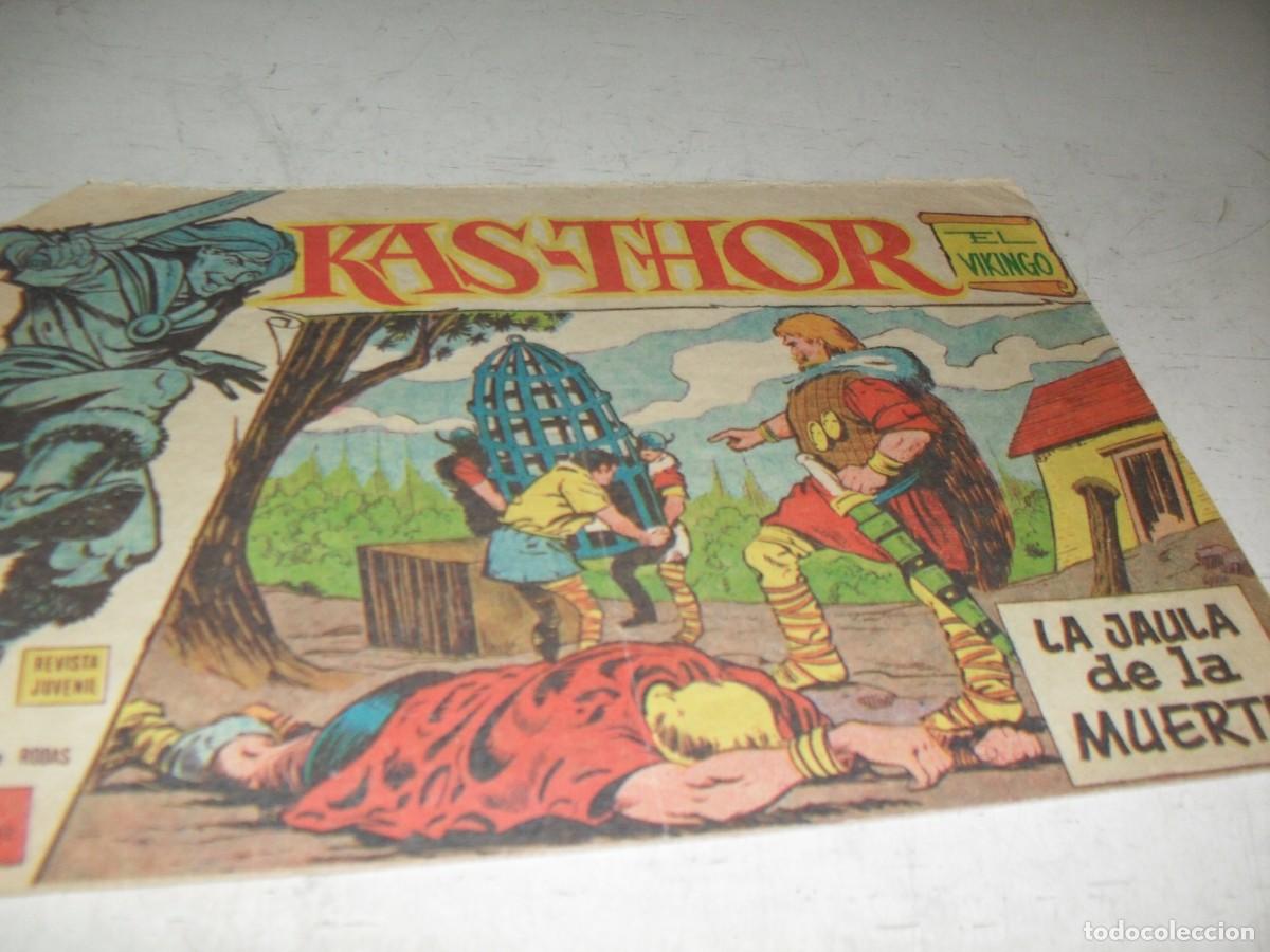 Tebeos: (ORIGINAL)KAS-THOR N&ordm; 33,LA JAULA DE LA MUERTE,DE 62,SON DE IPC.MAGA,1963
