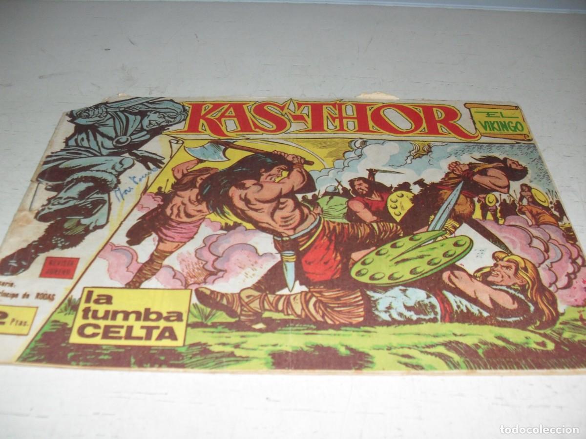 Tebeos: (ORIGINAL)KAS-THOR N&ordm; 2,PRIMEROS N&ordm;,LA TUMBA CELTA,DE 62,SON DE IPC.MAGA,1963